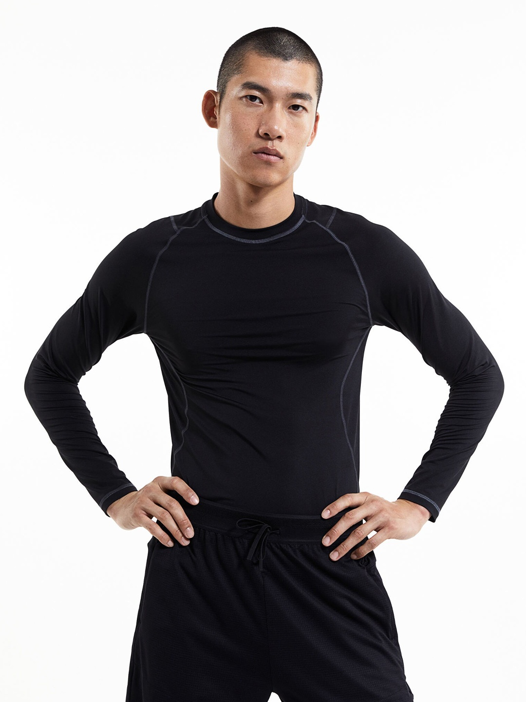 

H&M Drymove Sports Top, Black