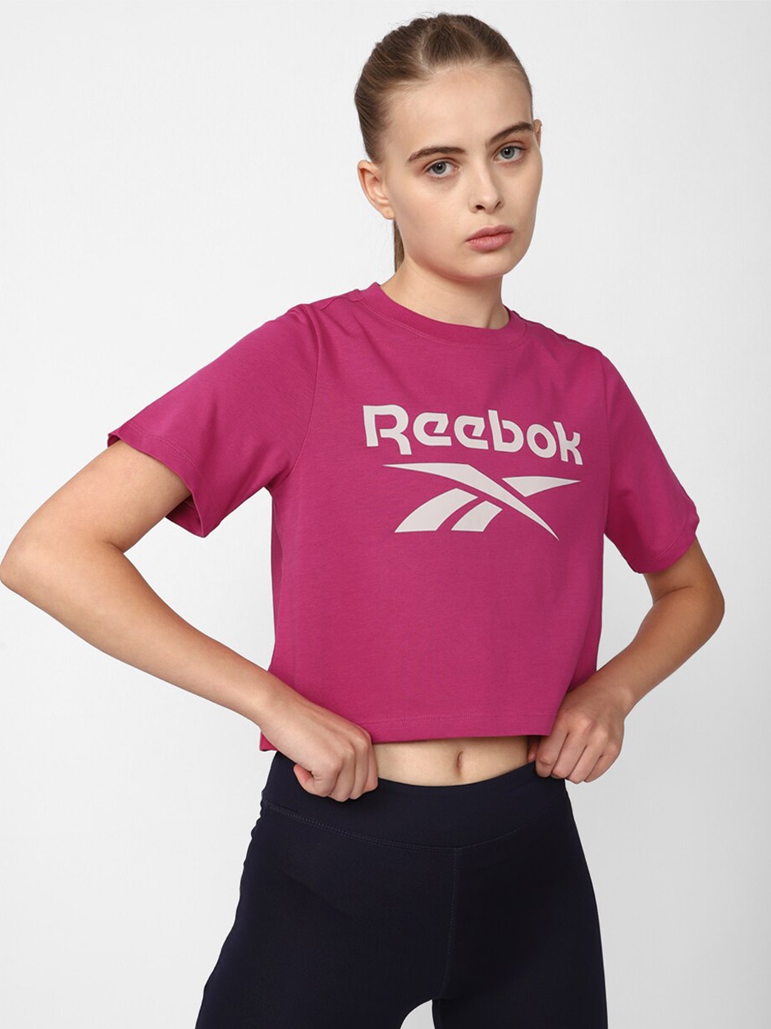 

Reebok Bl Crop T-Shirt, Pink