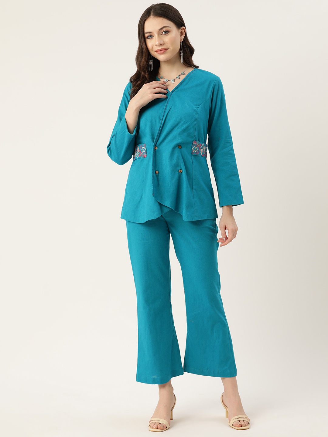 

MISRI Top & Trousers, Blue