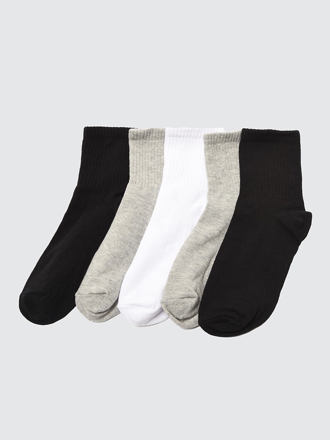 

Trendyol Women Pack Of 5 Ankle-Length Socks, White