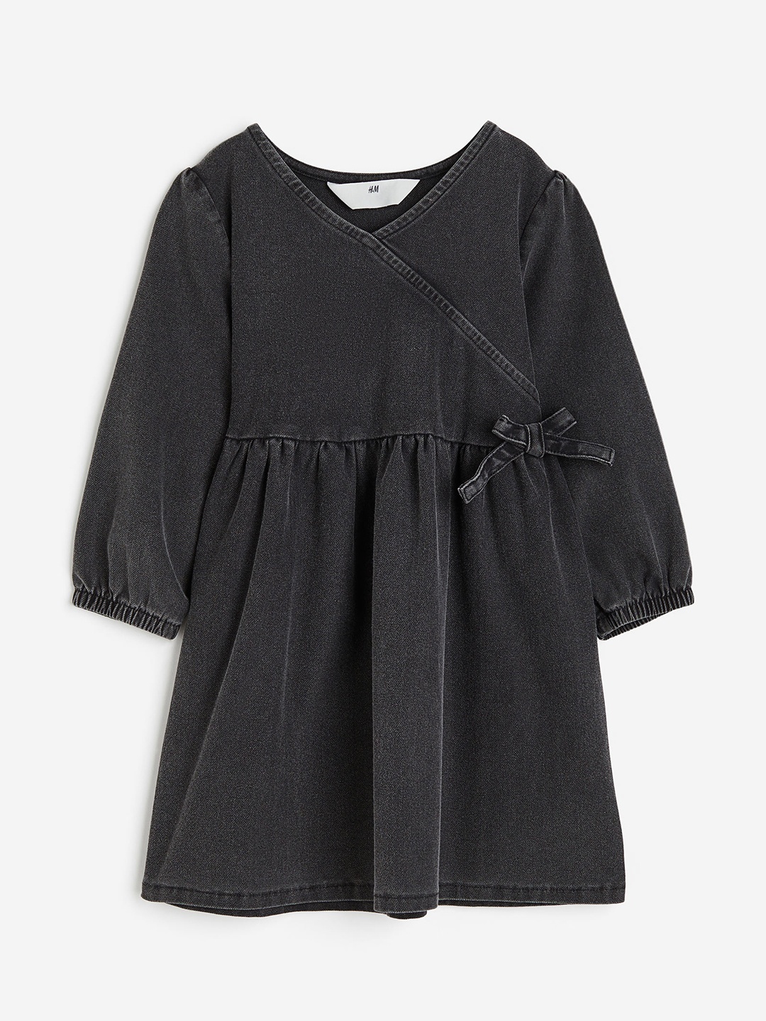 

H&M Girls Denim-Look Dress, Grey