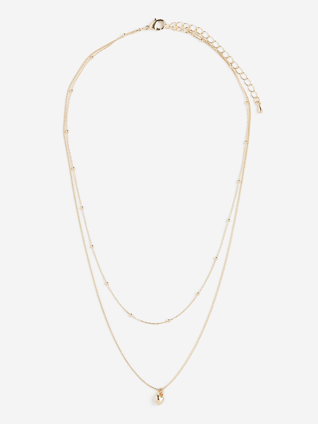 

H&M Two-Strand Necklace, Gold