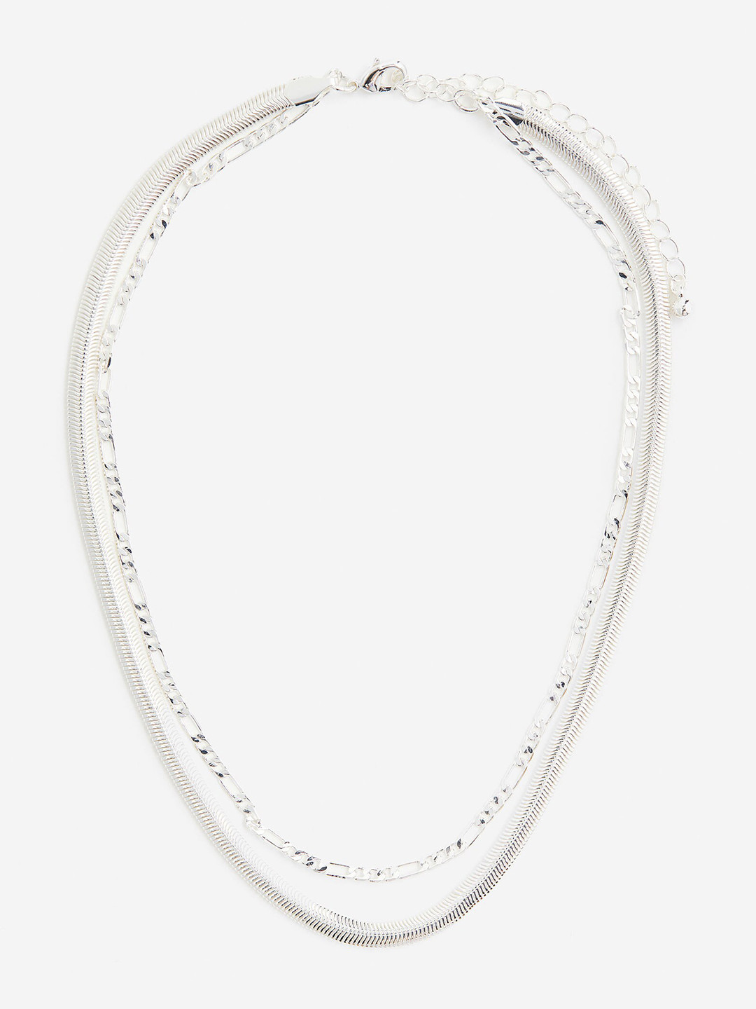 

H&M Short Two-Strand Necklace, Silver