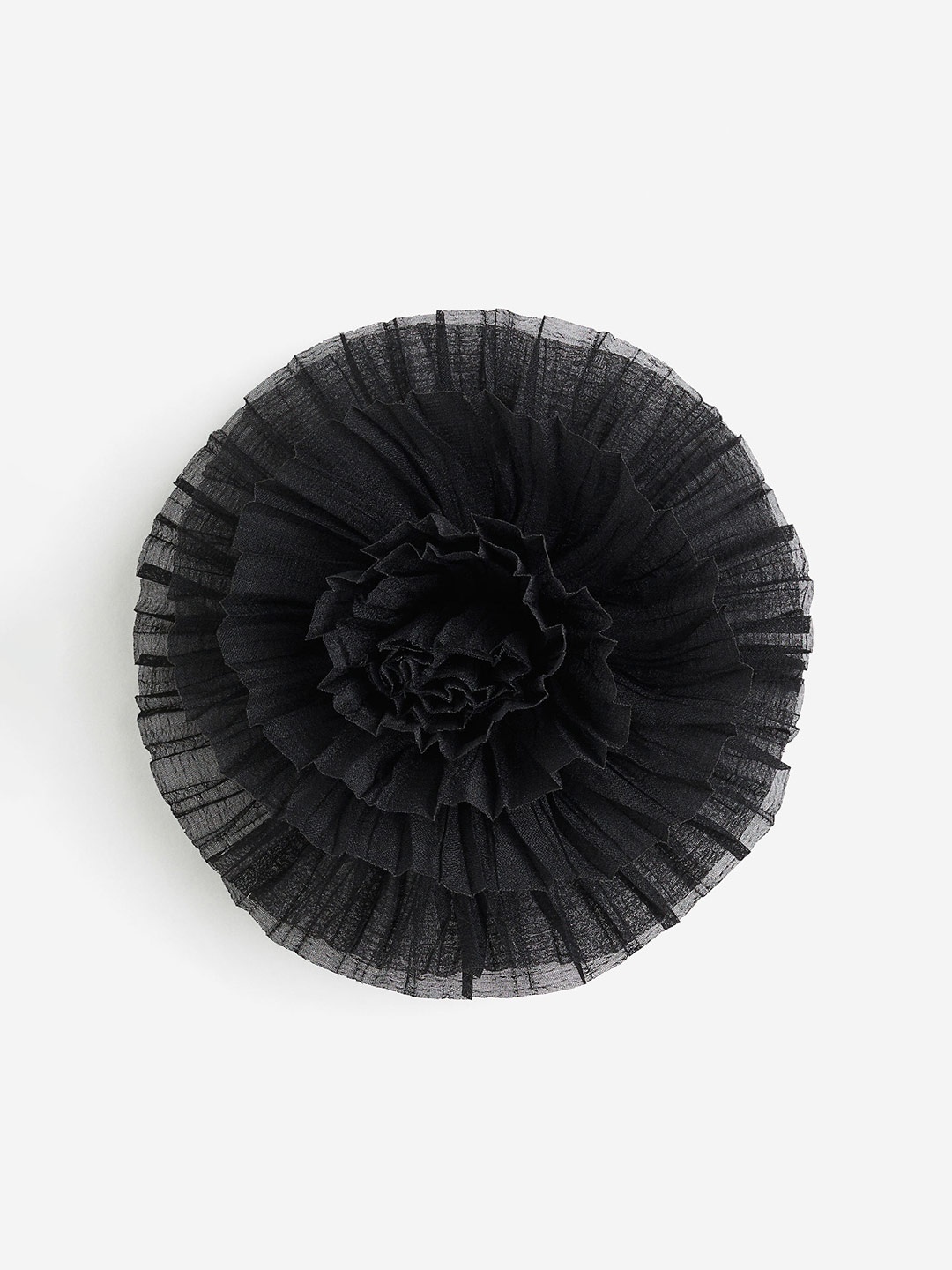 H&M Flower-Decorated Hair Clip, Black