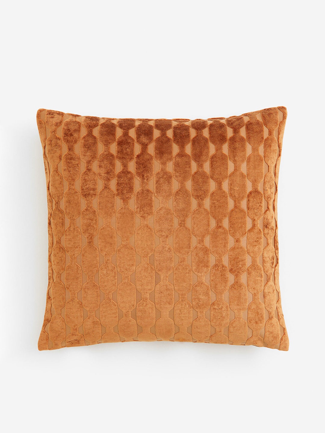 

H&M Brown Patterned Cushion Cover