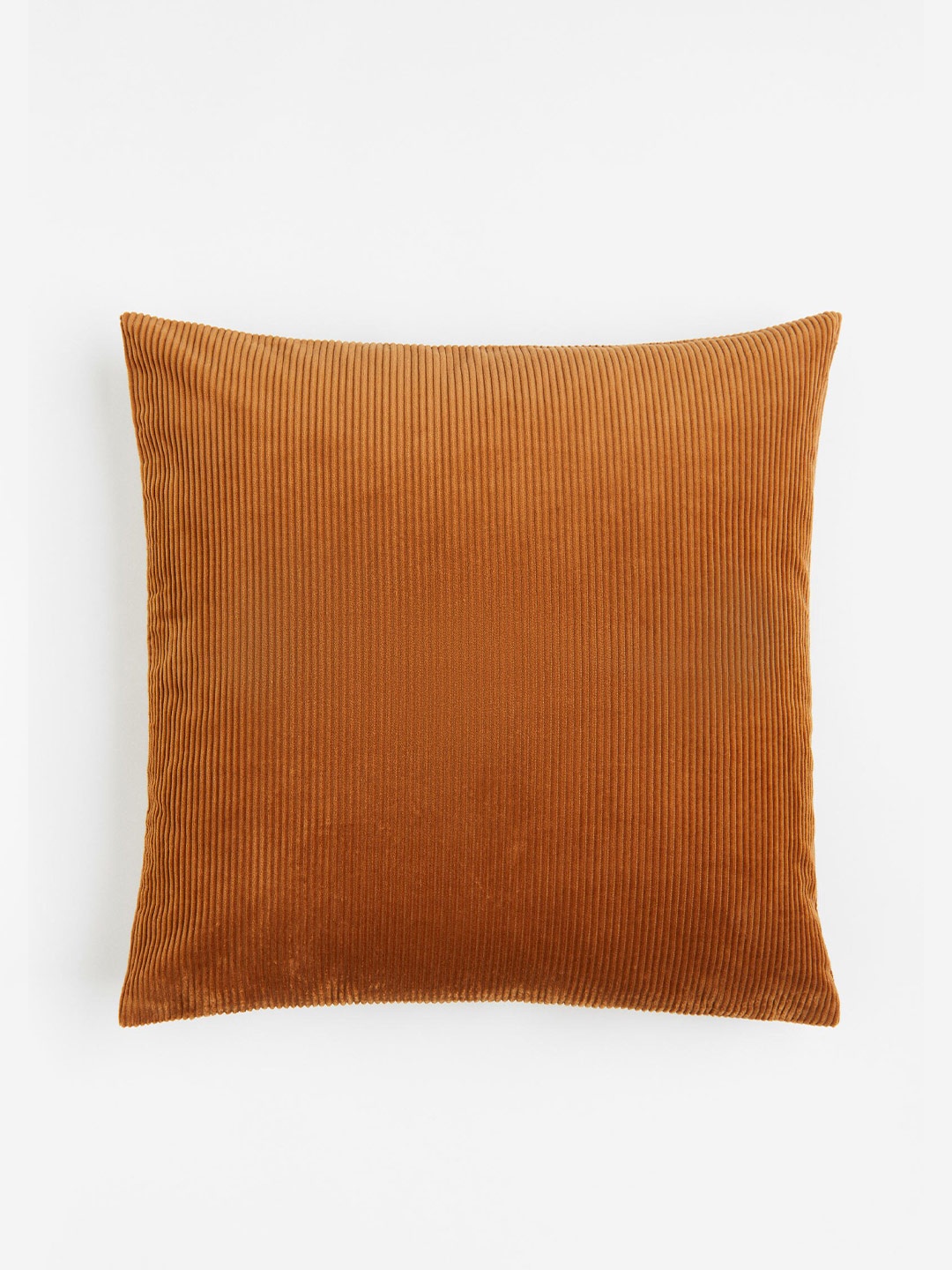 

H&M Brown Pure Cotton Corduroy Cushion Cover