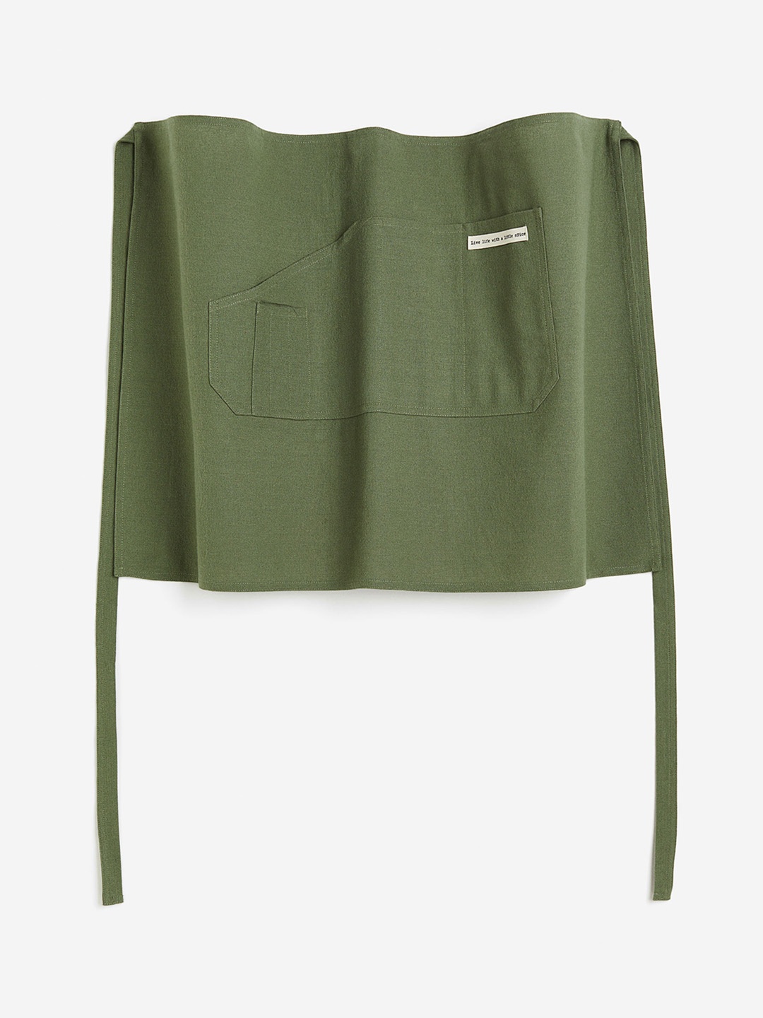 

H&M Green Cotton Half Apron