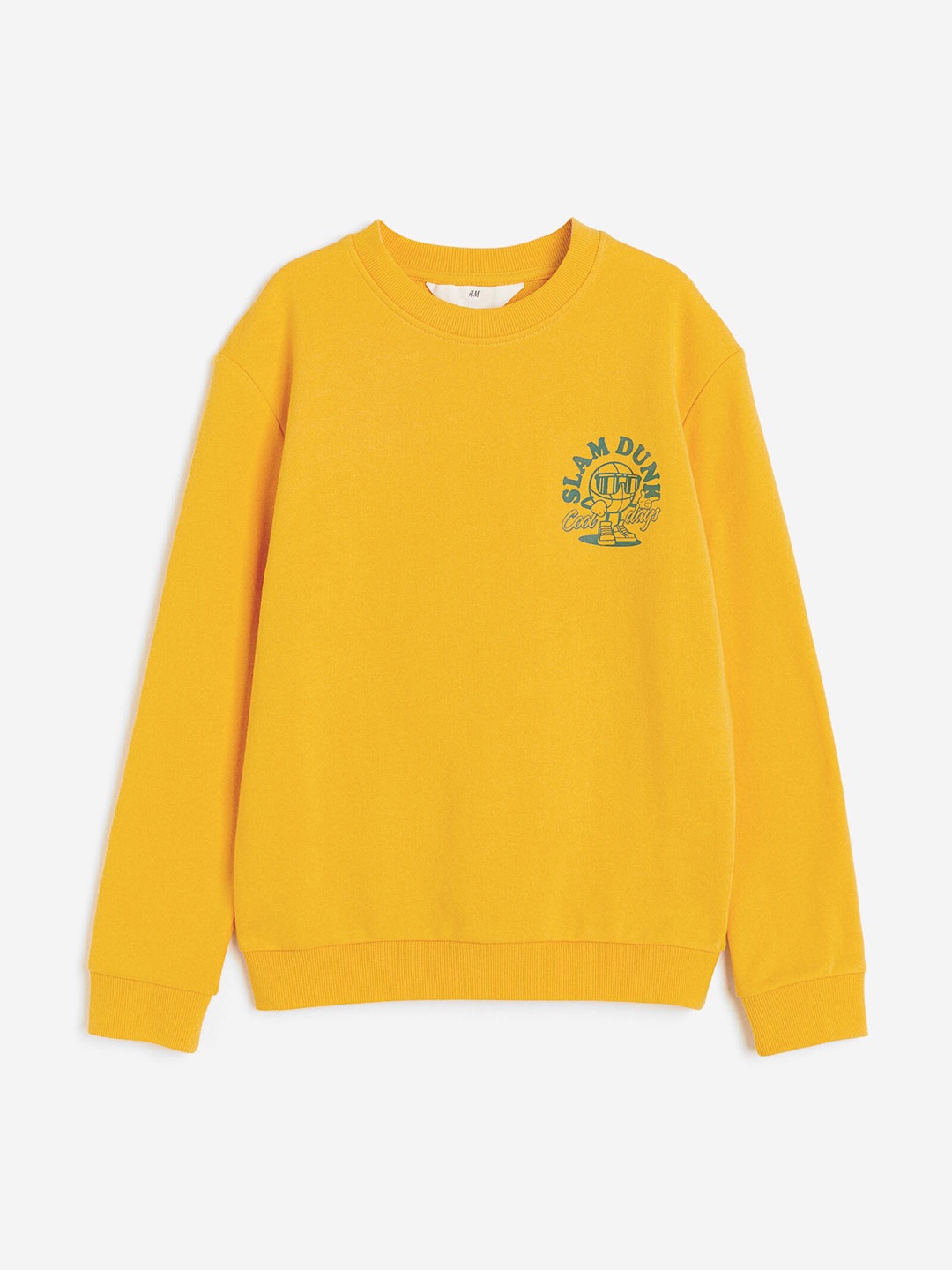 

H&M Boys Printed Sweatshirt, Yellow