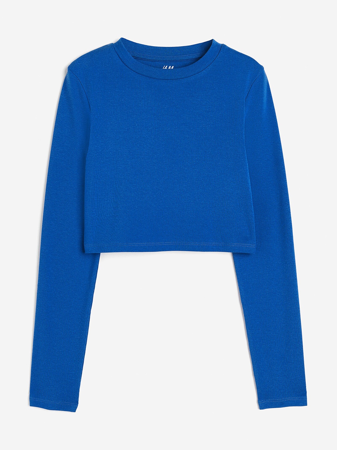 

H&M Girls Long-Sleeved Jersey Top, Blue