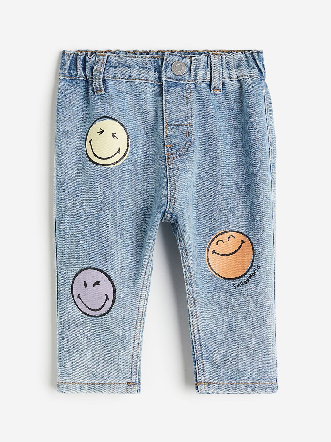 

H&M Boys Printed Jeans, Blue