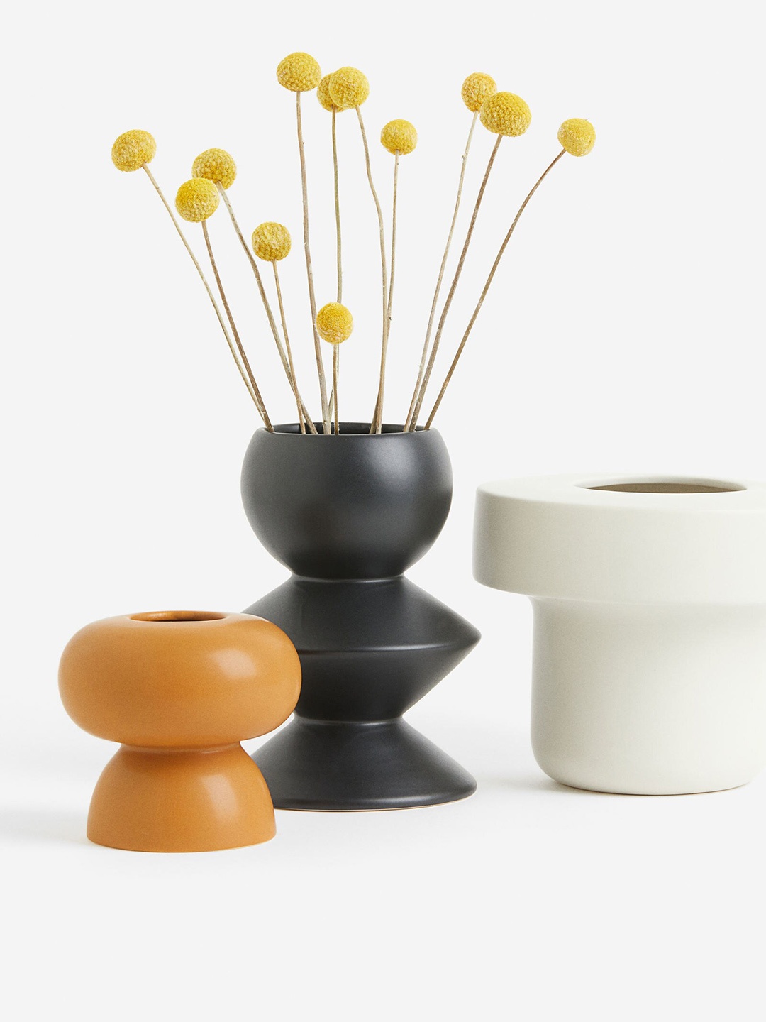 

H&M White Stoneware Vase