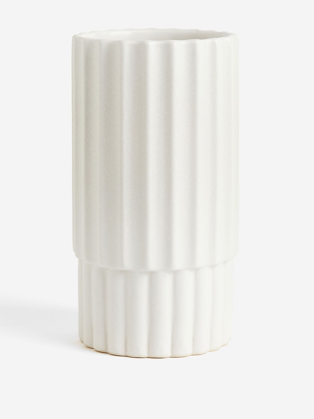 

H&M White Stoneware Vase