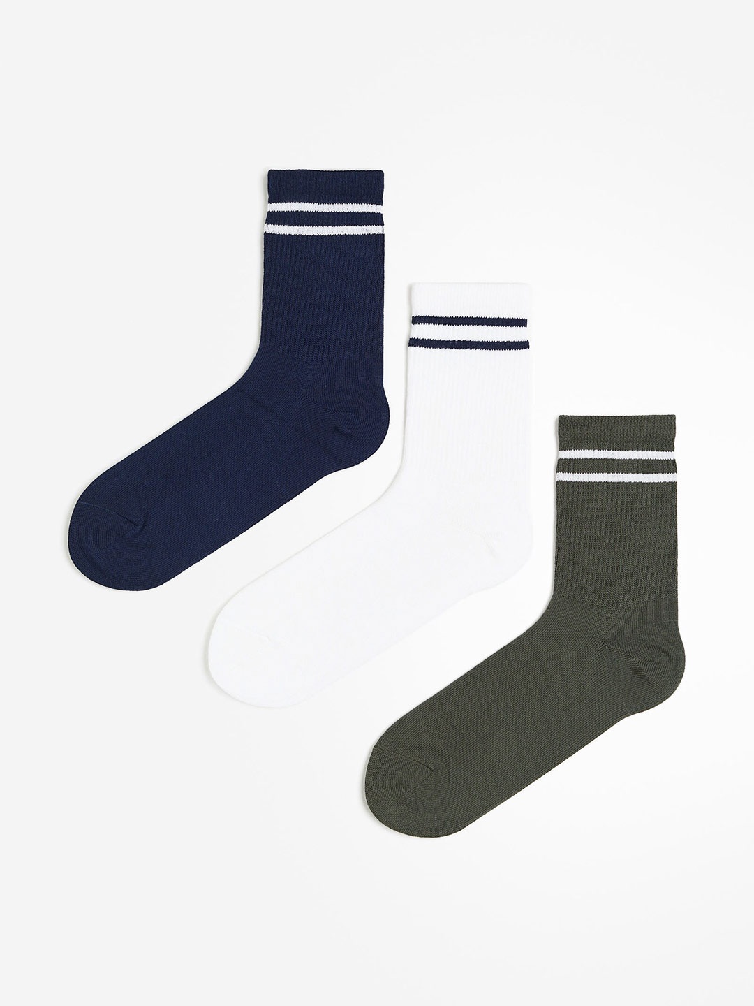 

H&M Men DryMove Sports Socks, Blue