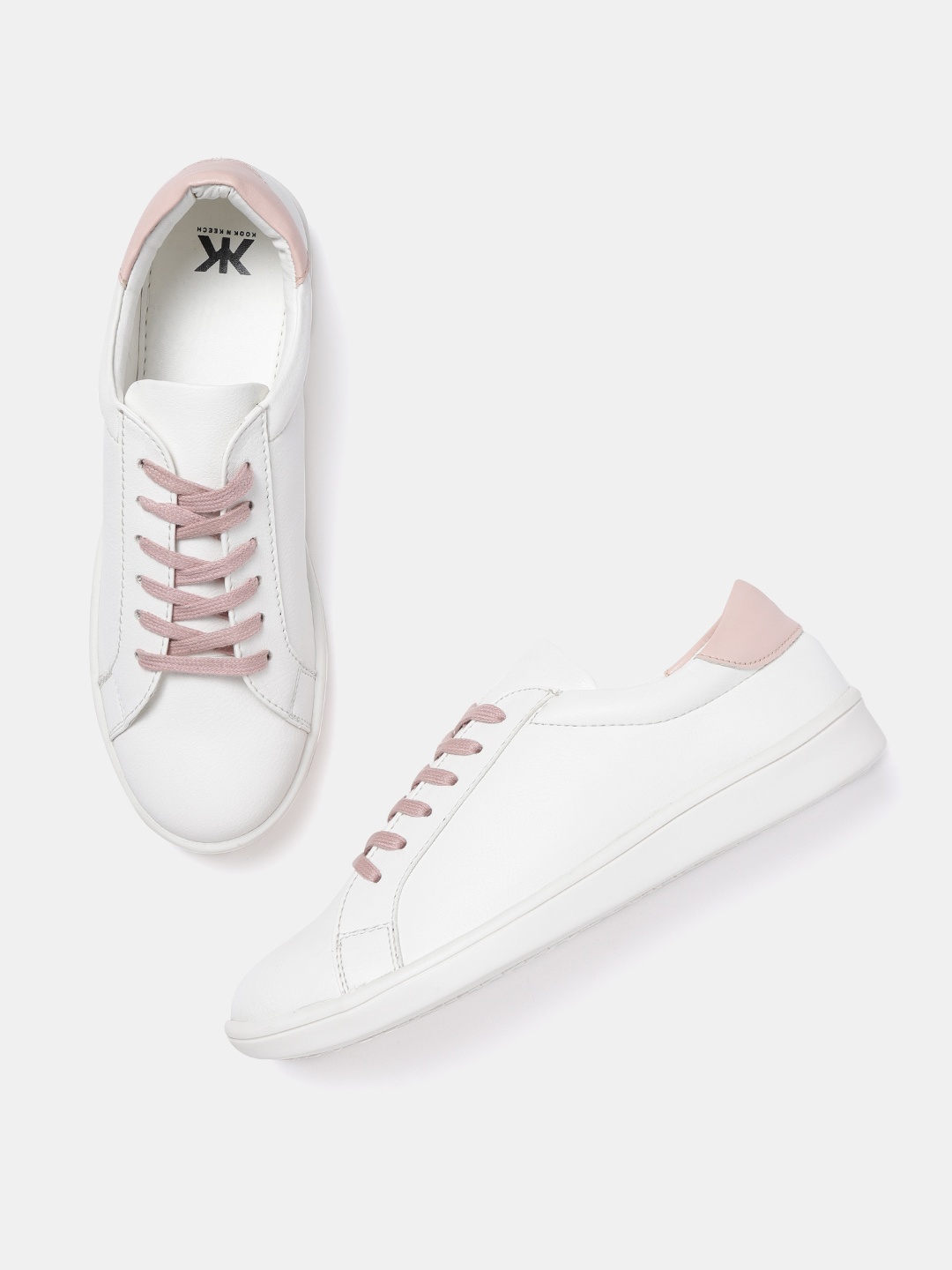 

Kook N Keech Women White Sneakers