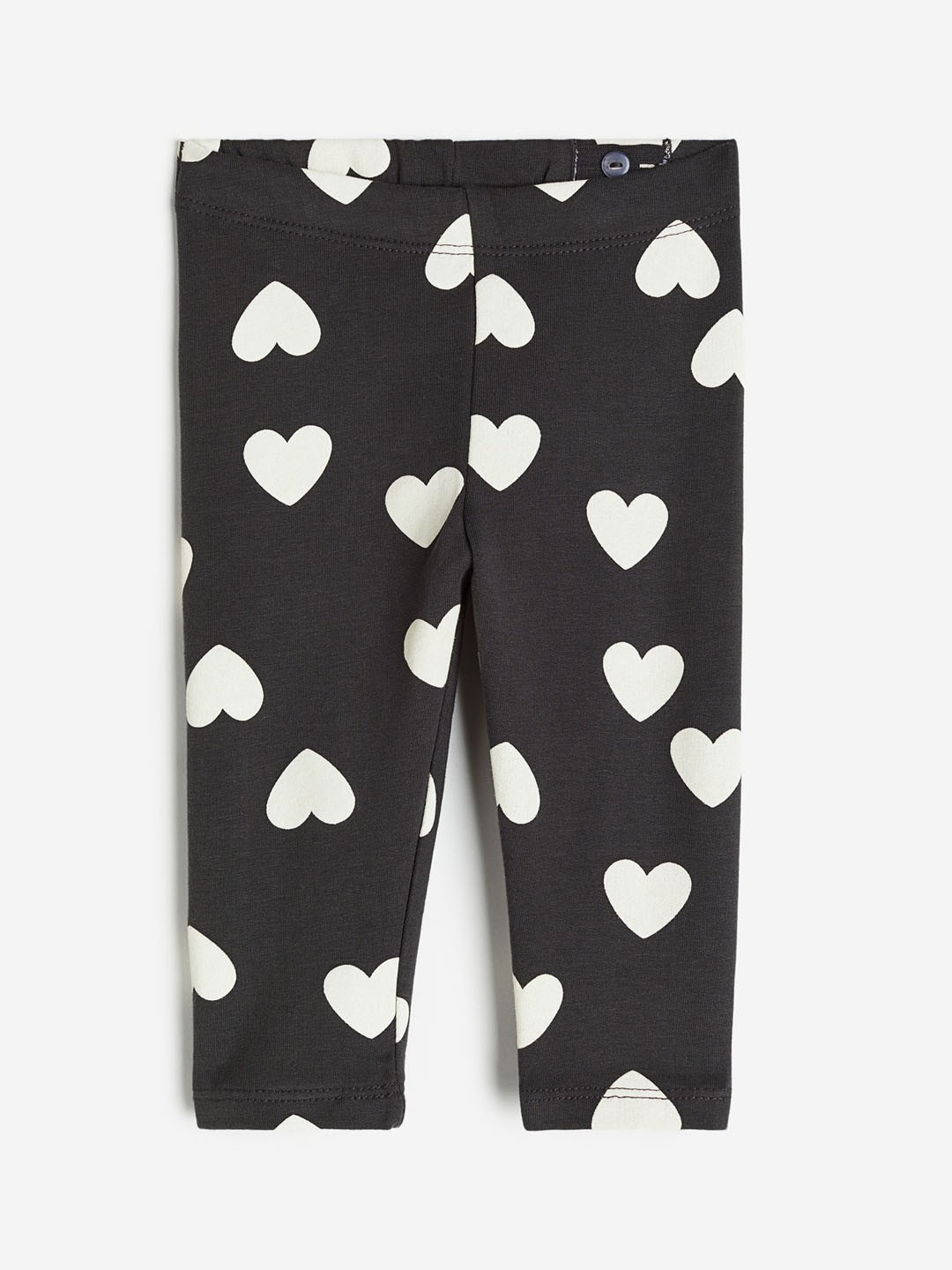 

H&M Girls Brushed-Inside Leggings, Grey