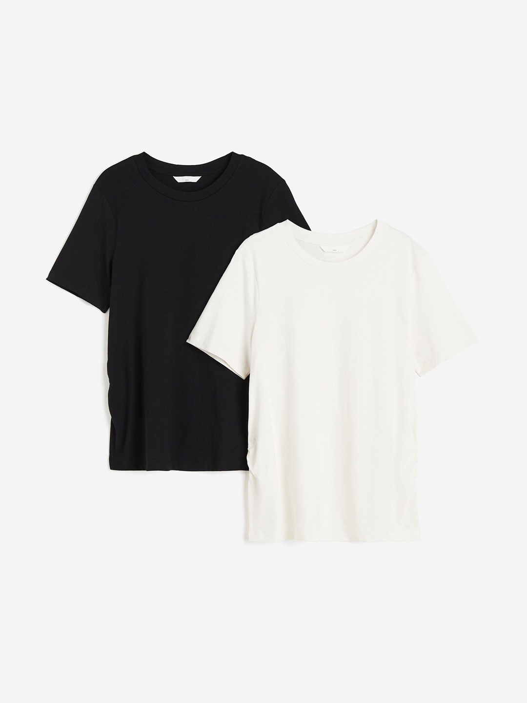 

H&M MAMA 2-Pack Jersey Tops, White