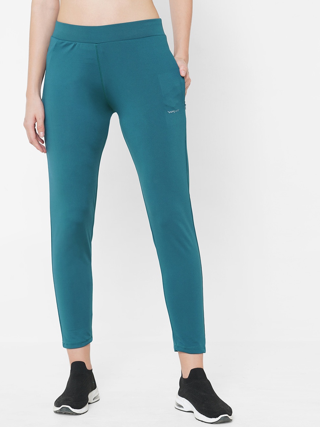 

Sweet Dreams Women Mid Rise Slim Fit Cotton Track Pant, Teal