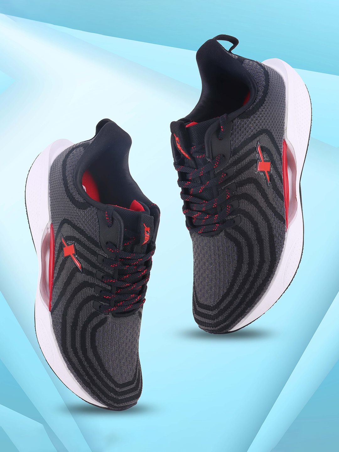

Sparx Men Lace-Up Running Shoes, Black