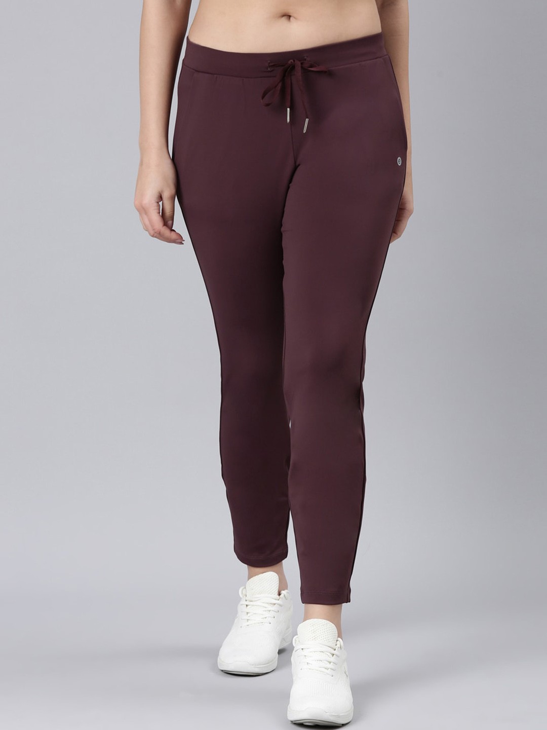 

Enamor Women Antimicrobial Relaxed Fit Sports Track Pants, Brown