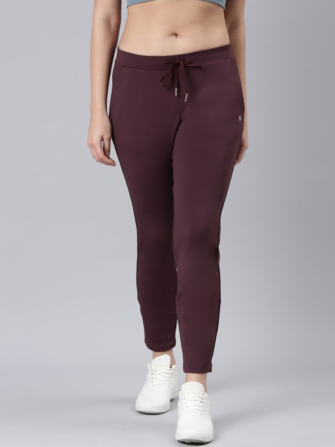 

Enamor Women Antimicrobial Relaxed Fit Sports Track Pants, Brown