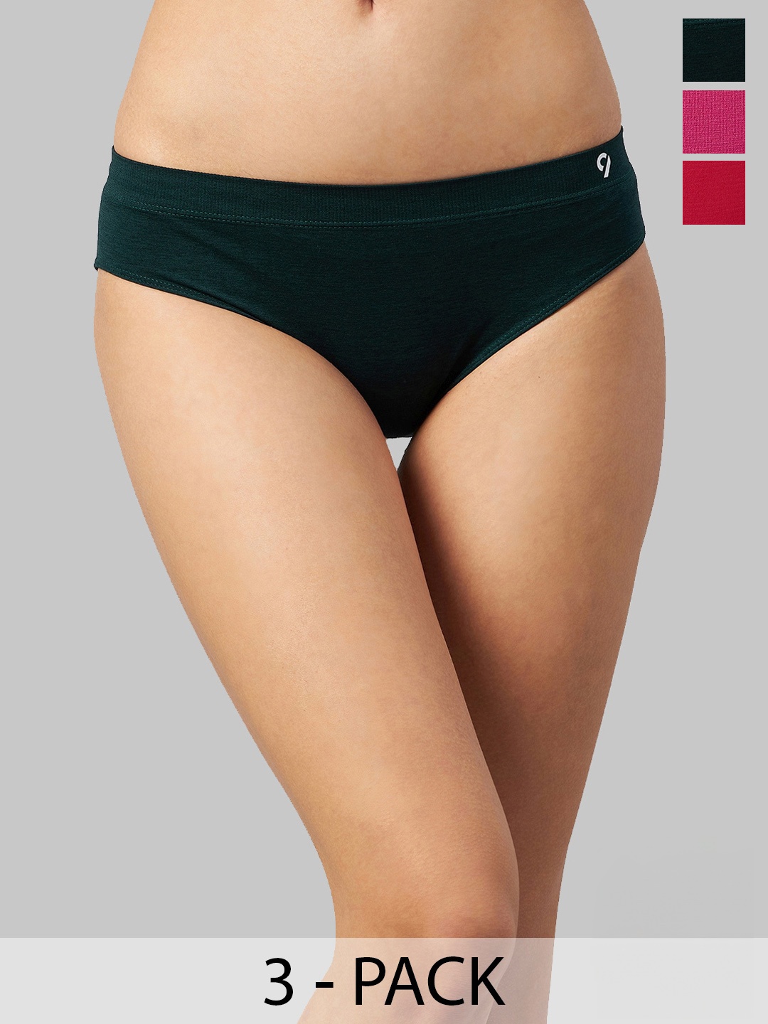 

C9 AIRWEAR Pack Of 3 Mid-Rise Bikini Briefs, Green