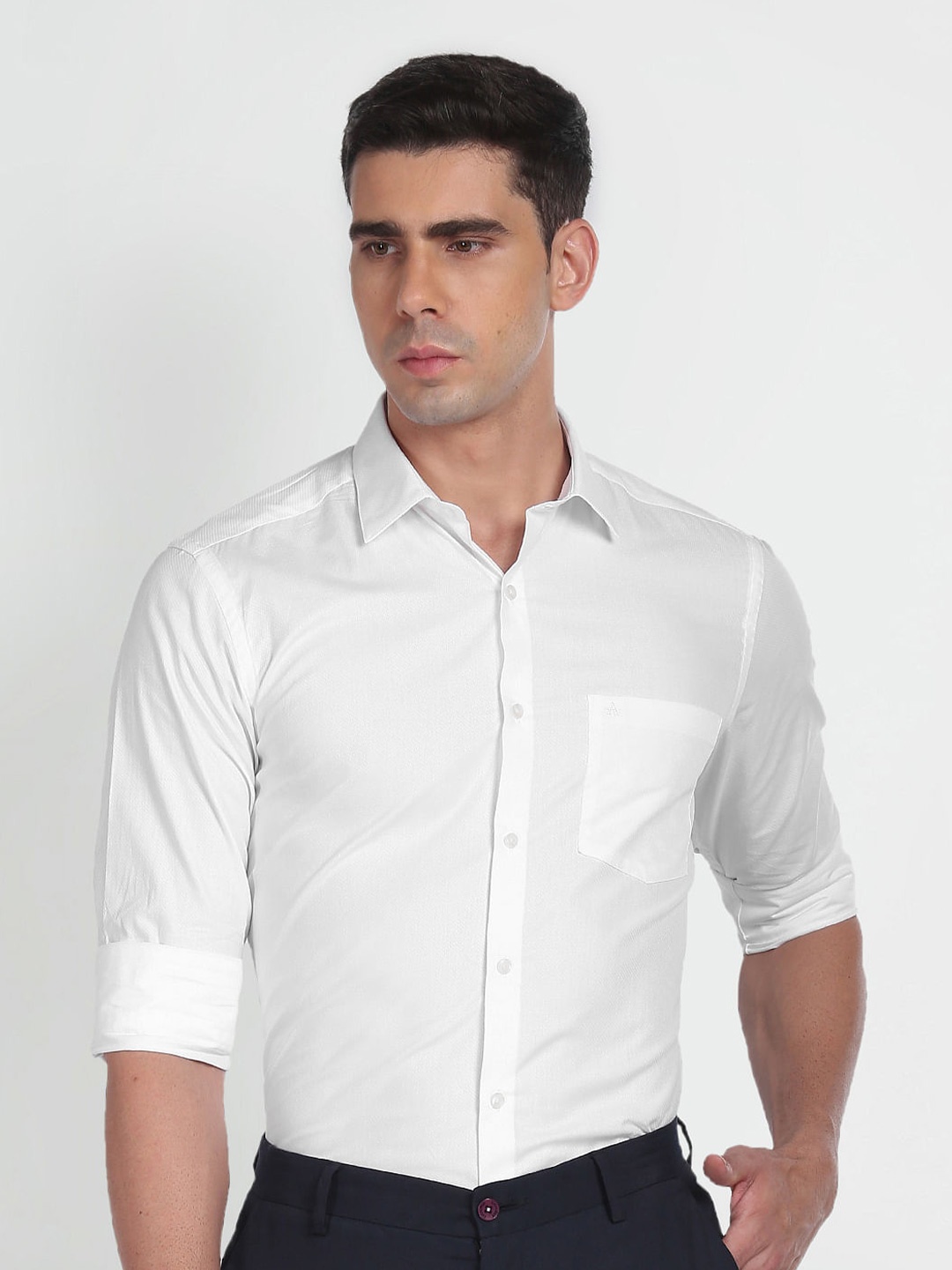 

Arrow Pure Cotton Casual Shirt, White