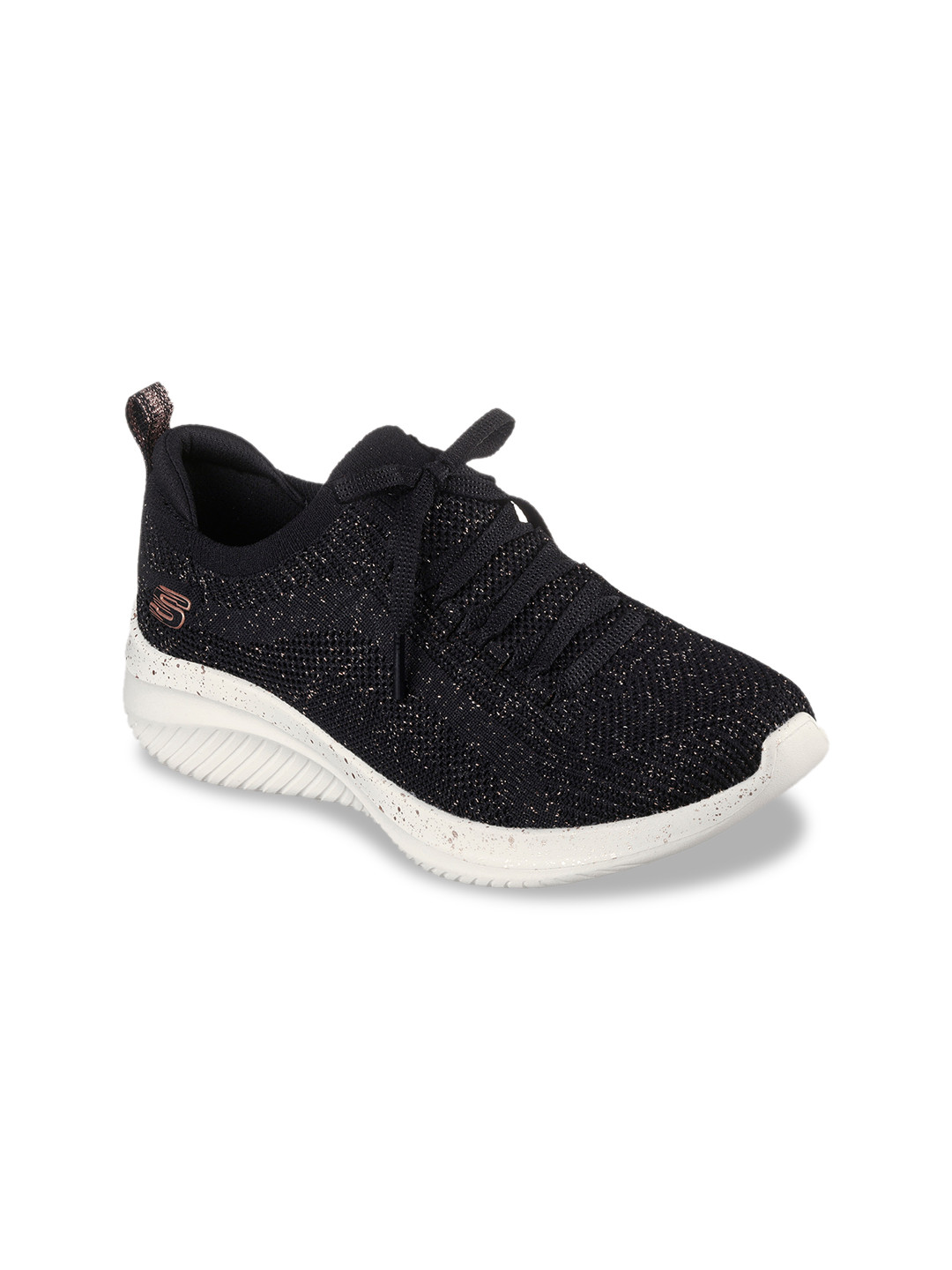 

Skechers Women Ultra Flex 3.0-Let's Dance Textured Sneakers, Black