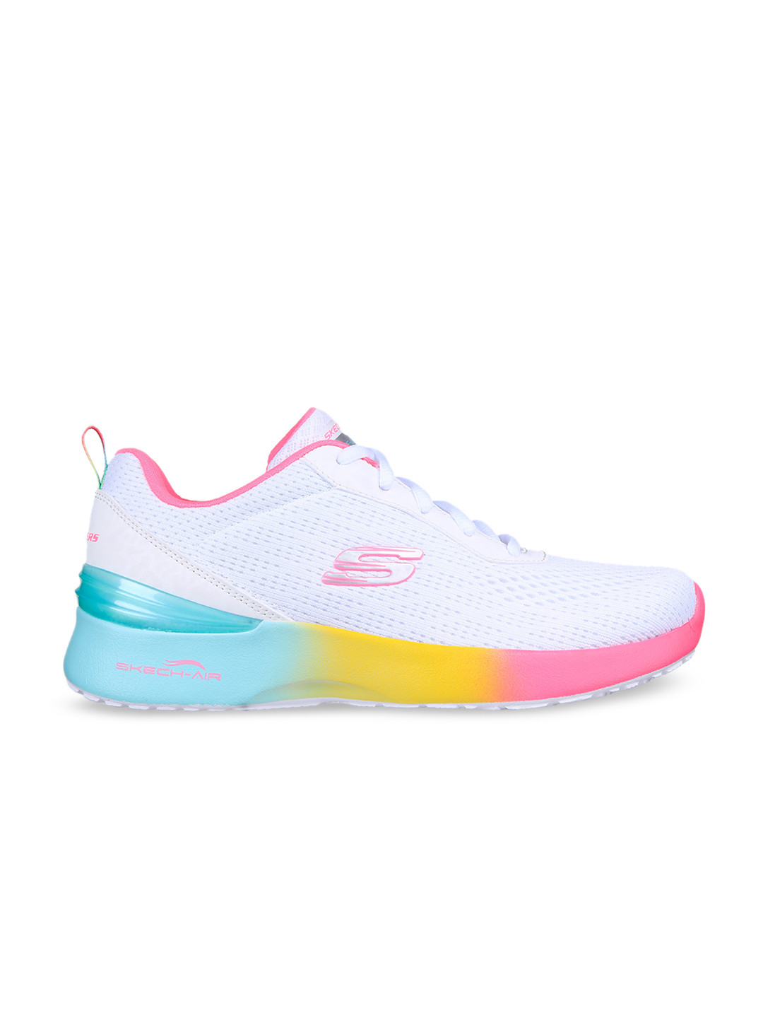 

Skechers Women Skech-Air Dynamight-Vivid Mod Colourblocked Sneakers, White
