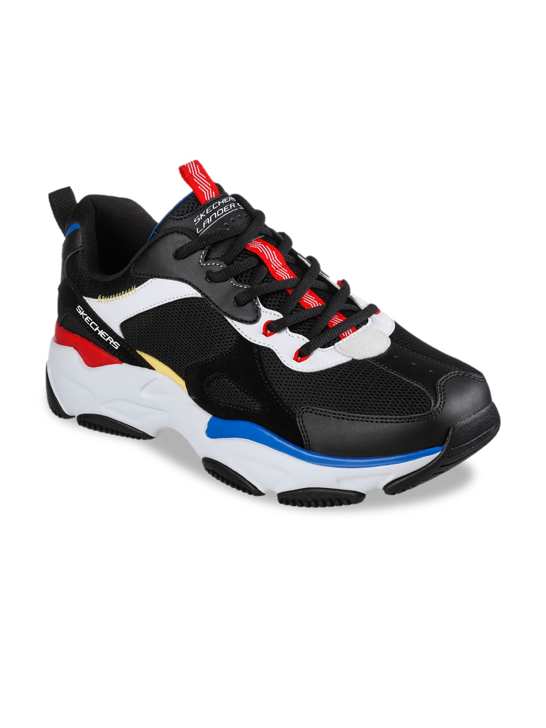 

Skechers Men Lander S-Remix Sneakers, Black