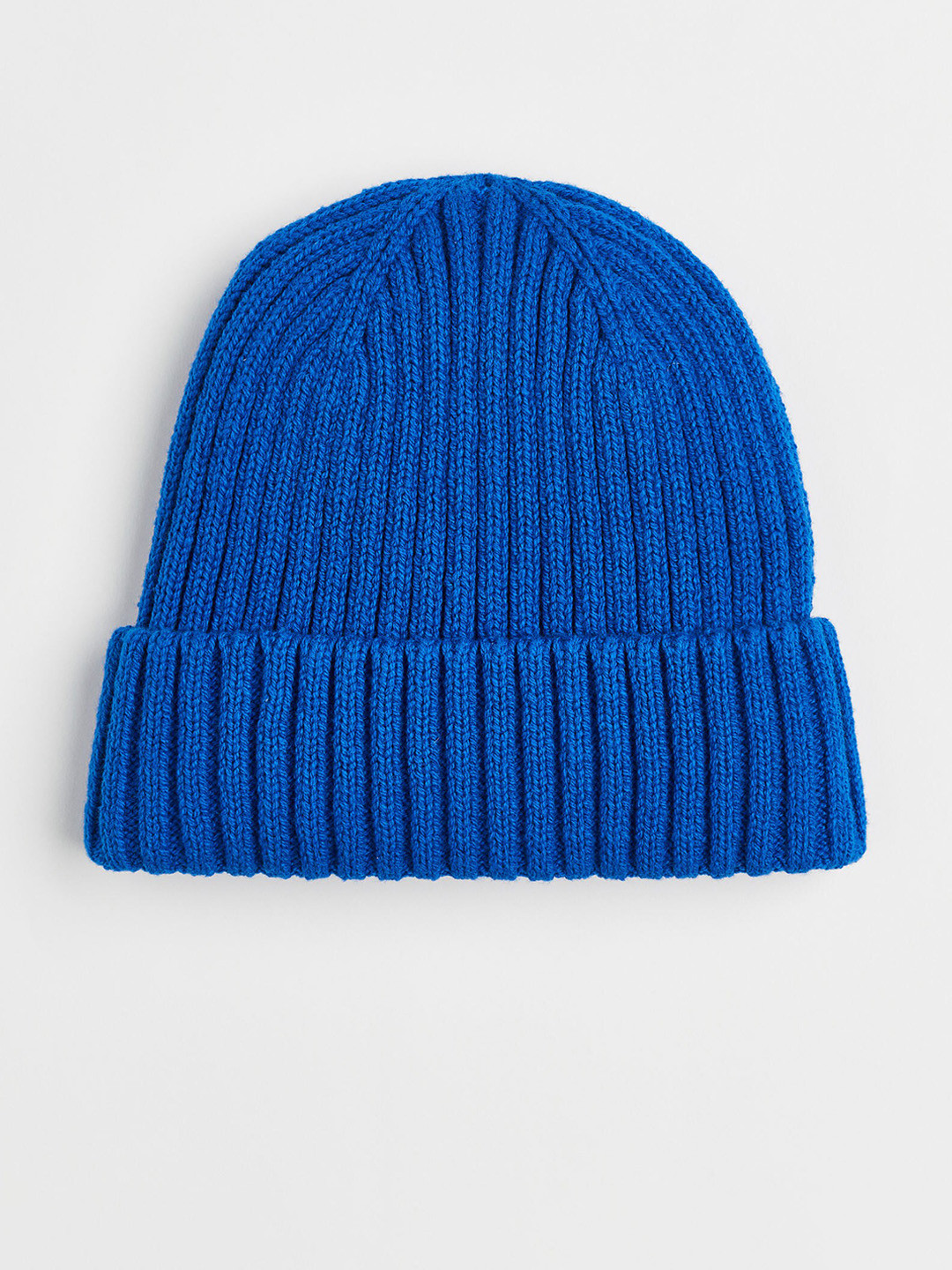 

H&M Rib-Knit Hat, Blue