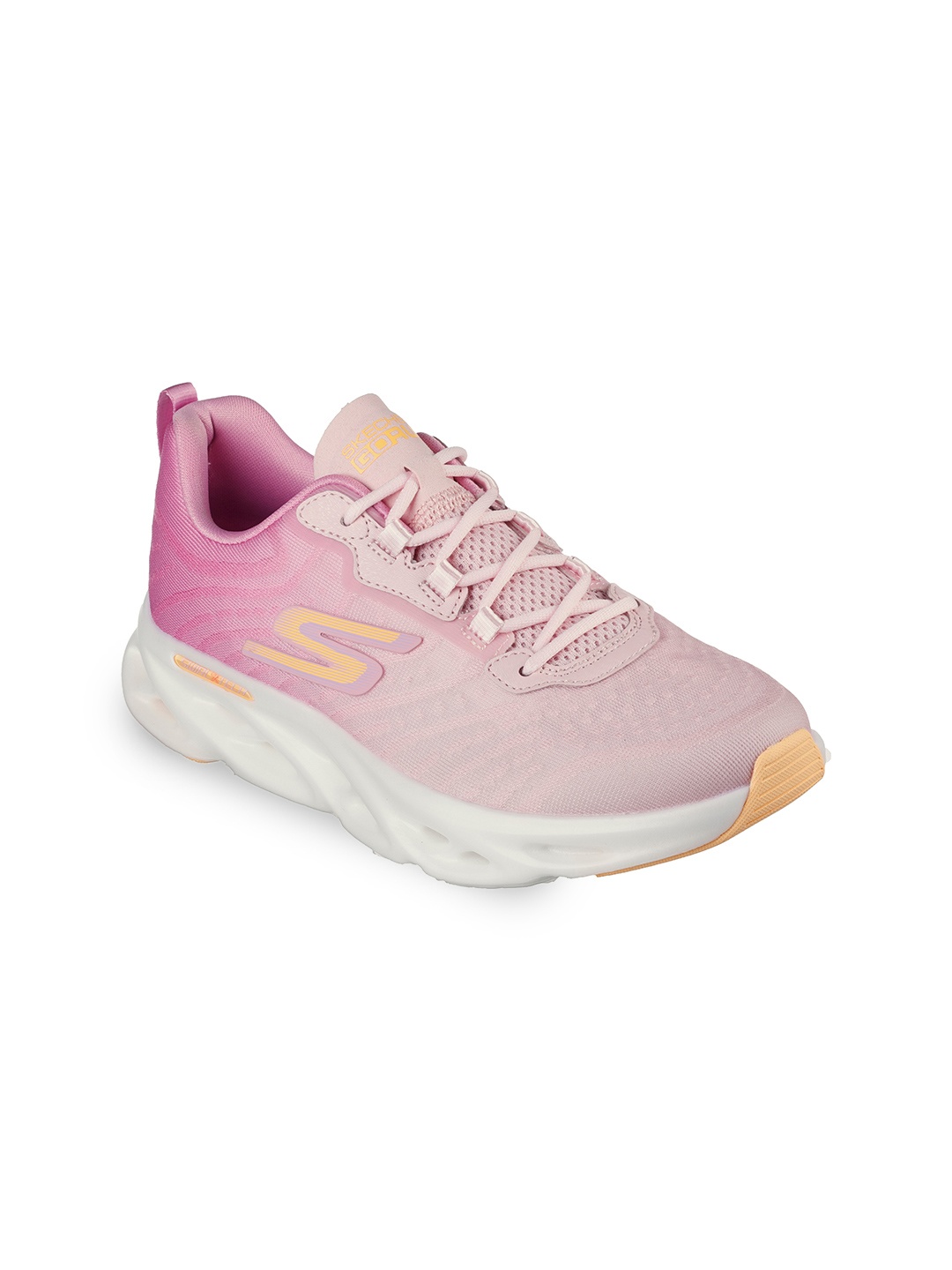 

Skechers Women GO RUN SWIRL TECH SPEED Running Shoes, Pink