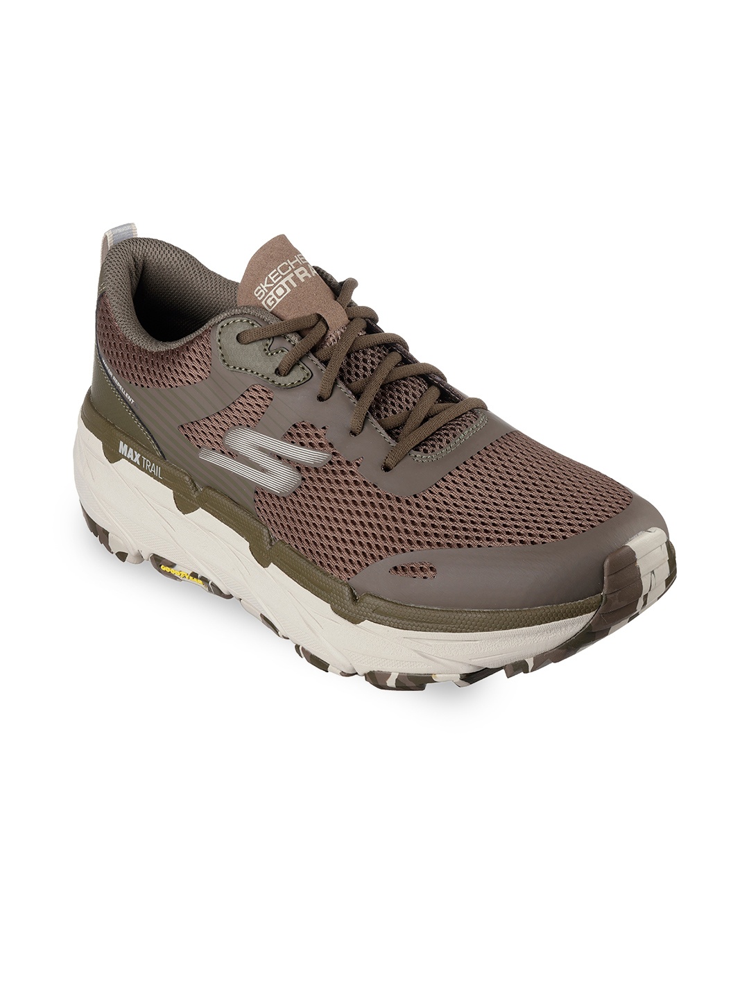 

Skechers Men MAX CUSHIONING PREMIER TRAIL Running Shoes, Brown