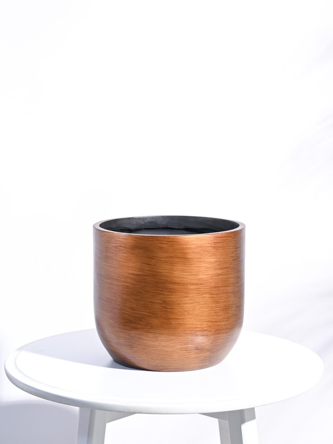 

UGAOO Copper-Toned Zuri Ball Retro Planter