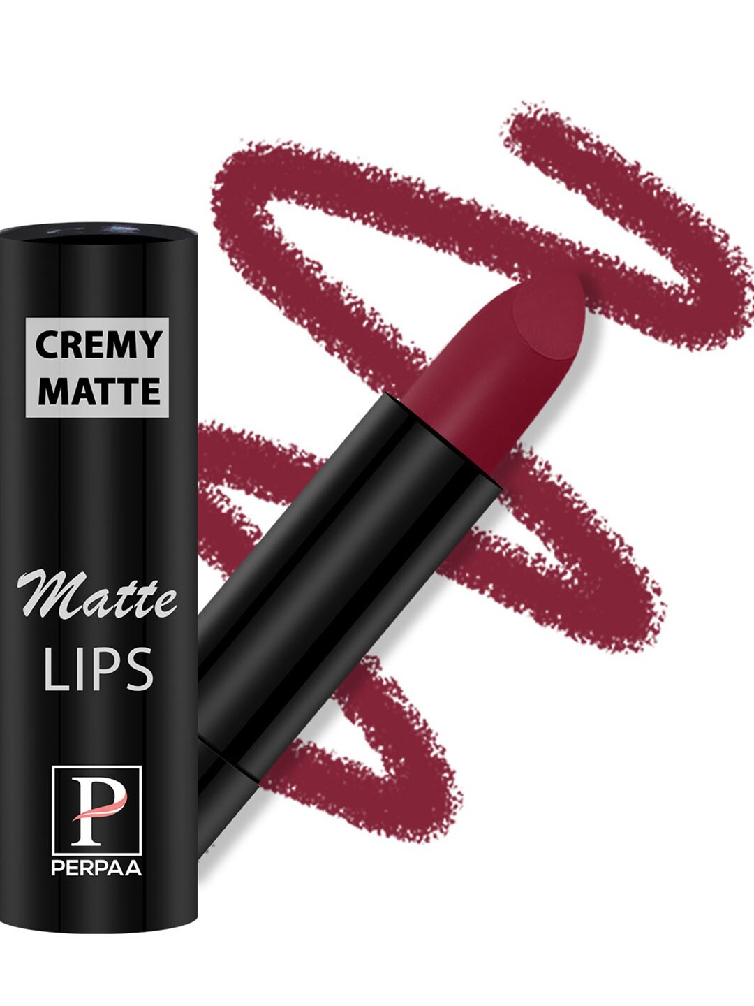 

PERPAA Long Lasting & Waterproof Creamy Matte Lipstick With Vitamin E - Candy Pink 87, Maroon