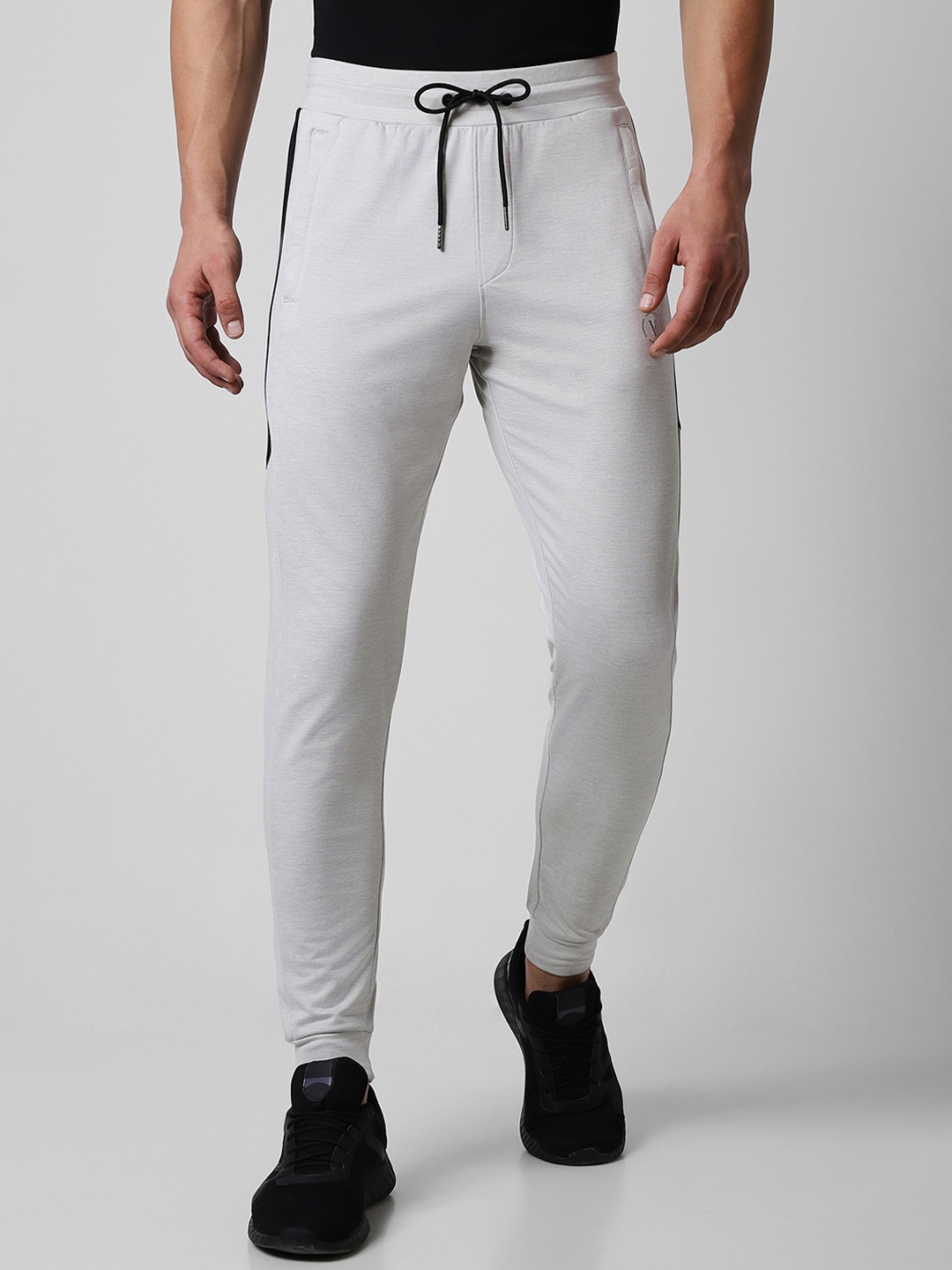 

Van Heusen Flex Men Mid Rise Slim Fit Joggers, Grey