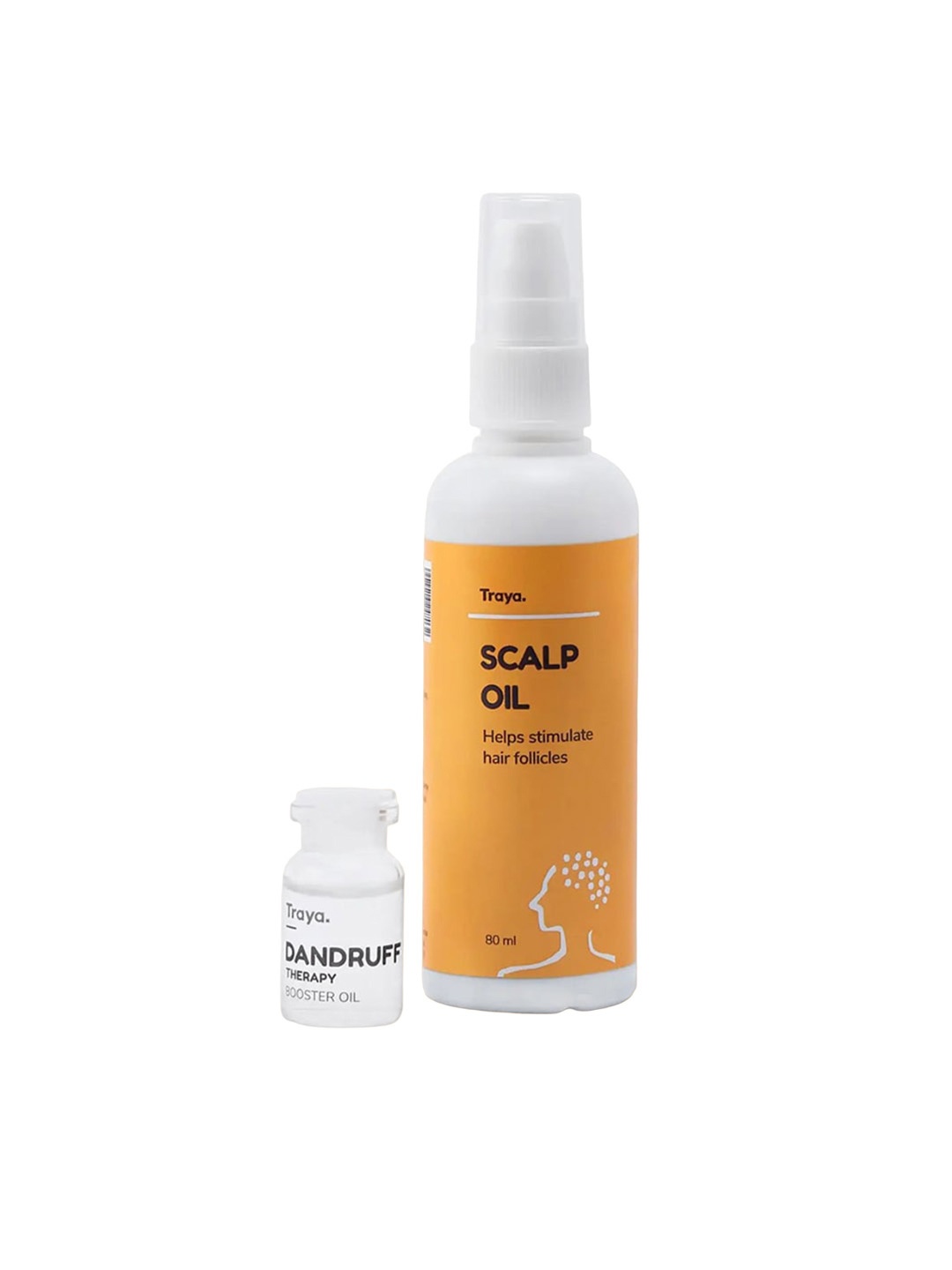 

Traya Scalp Oil 80ml with Dandruff Therapy 7ml, Orange