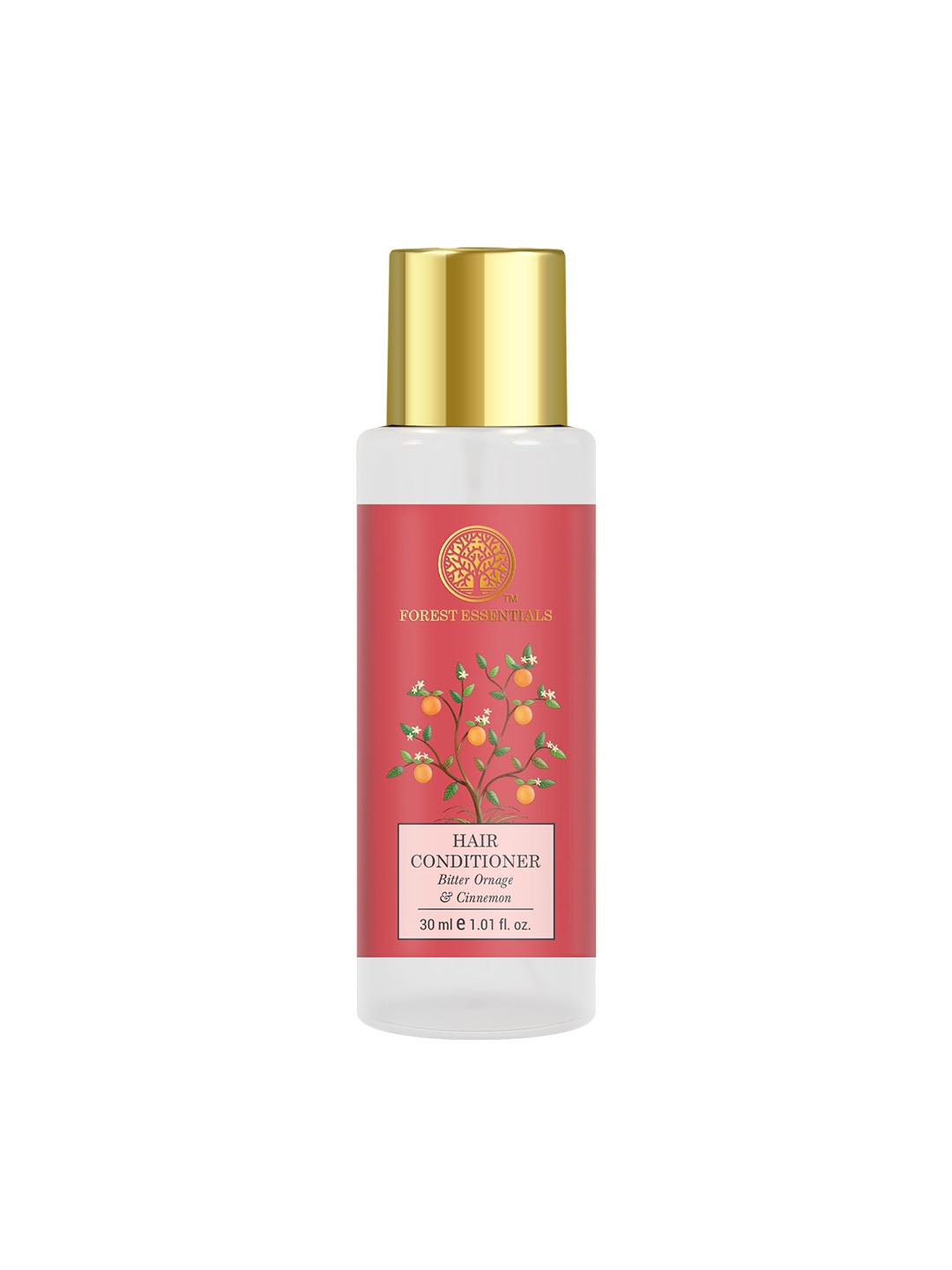 

Forest Essentials Bitter Orange & Cinnamon Travel Size Hair Conditioner - 30 ml, Off white