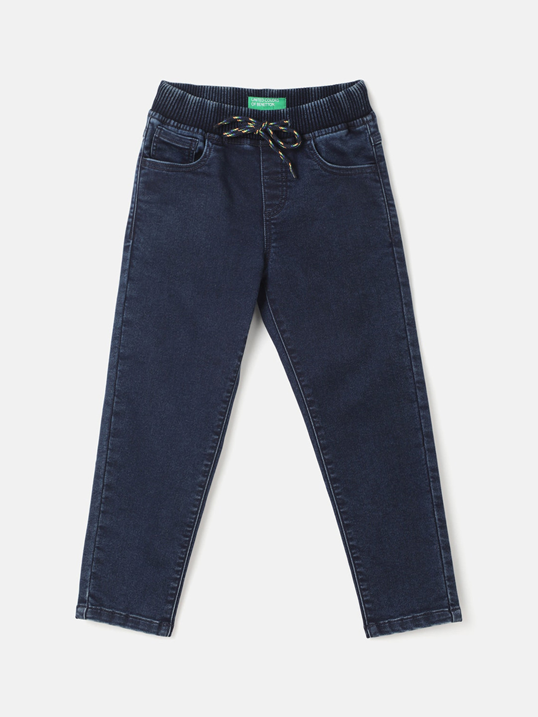 

United Colors of Benetton Boys Clean Look Mid-Rise Jeans, Blue