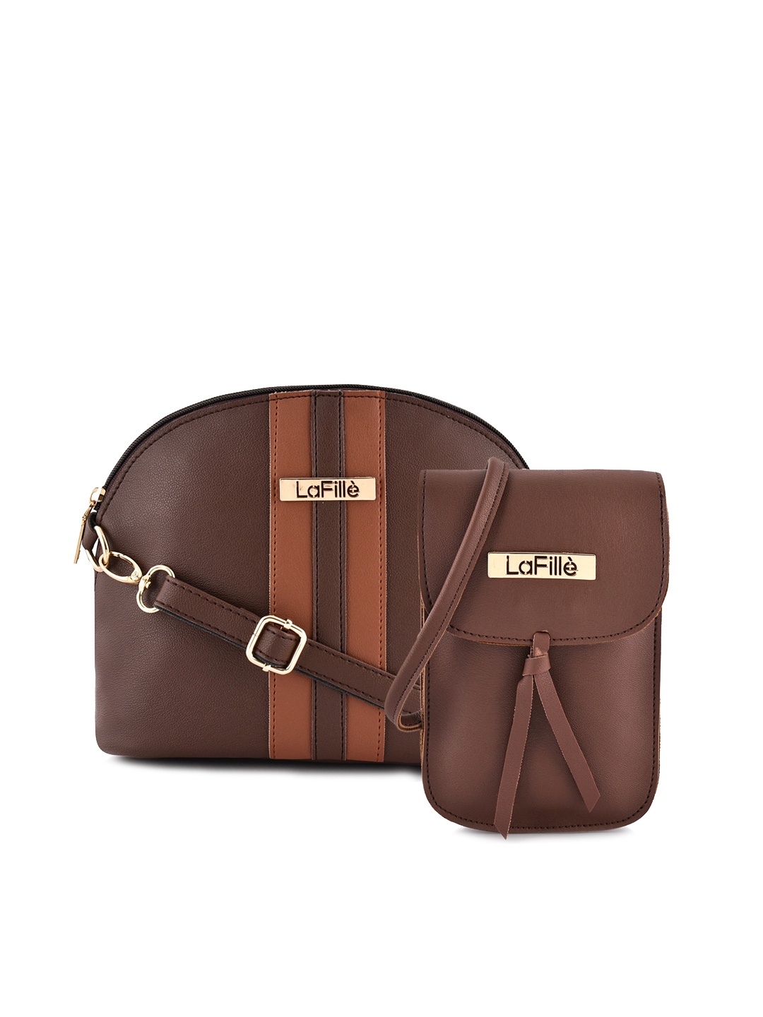 

LaFille Structured Sling Bag, Brown