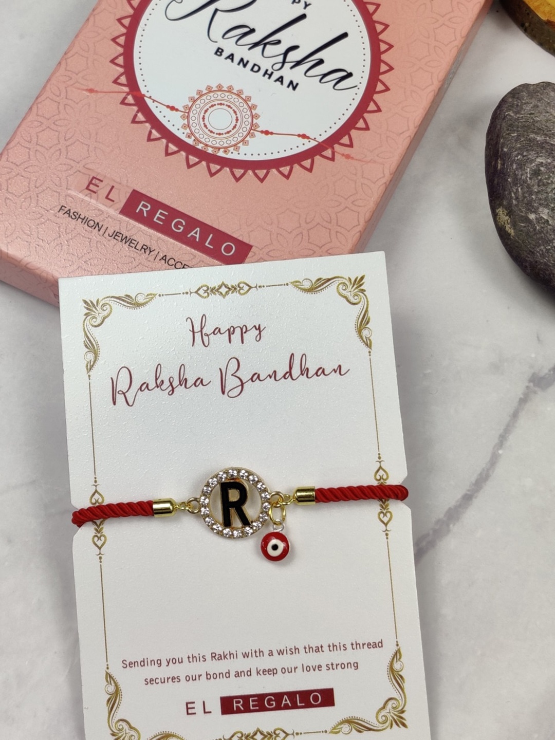 

EL REGALO Stone-Studded Wraparound, Red