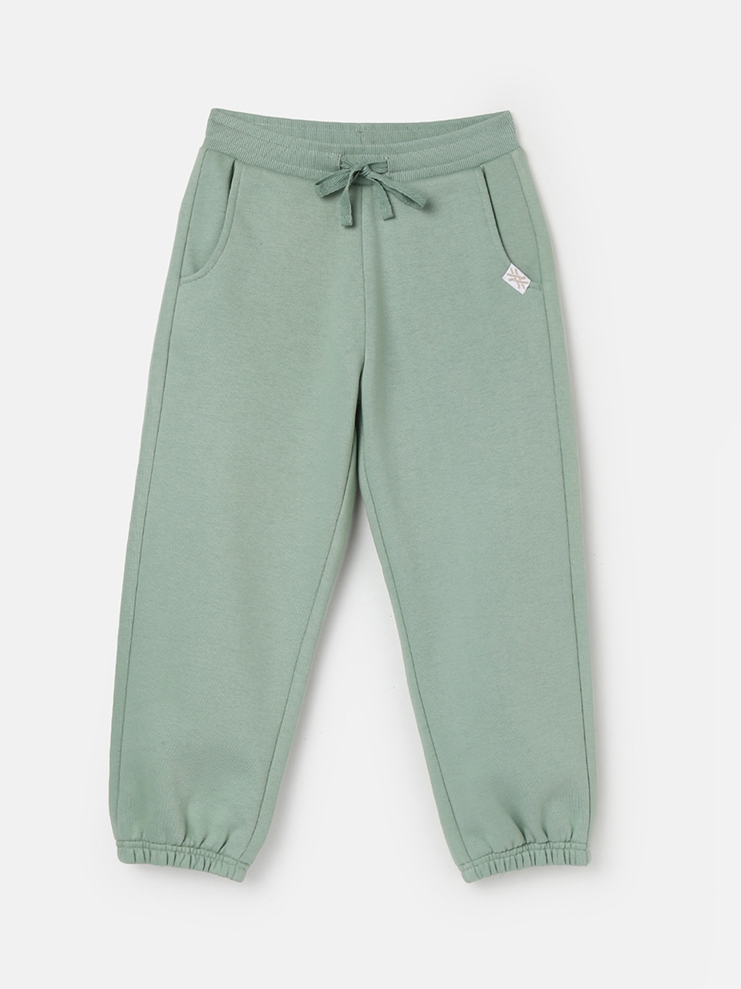 

United Colors of Benetton Girls Mid-Rise Joggers, Olive
