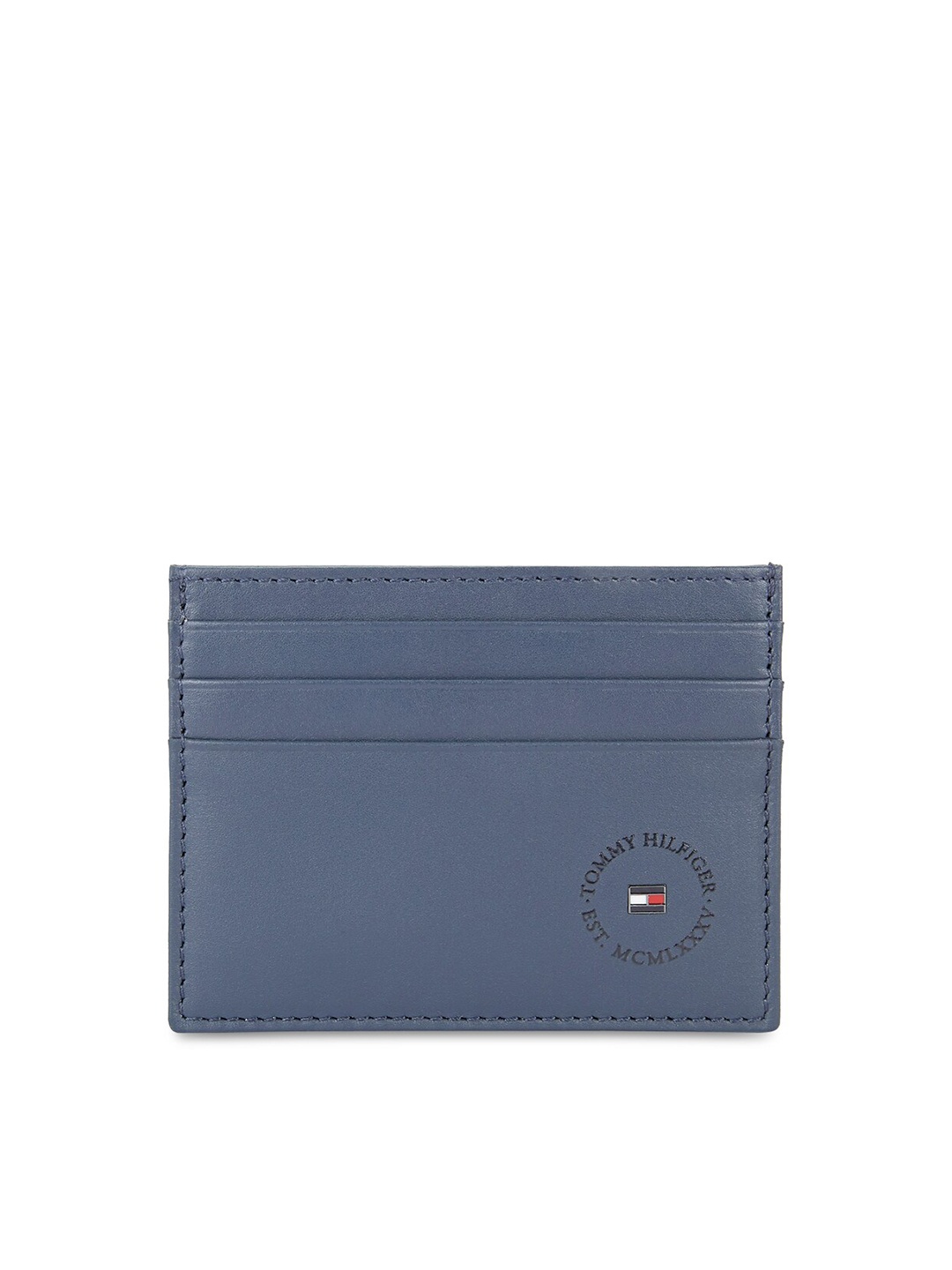 

Tommy Hilfiger Leather Card Holder, Navy blue