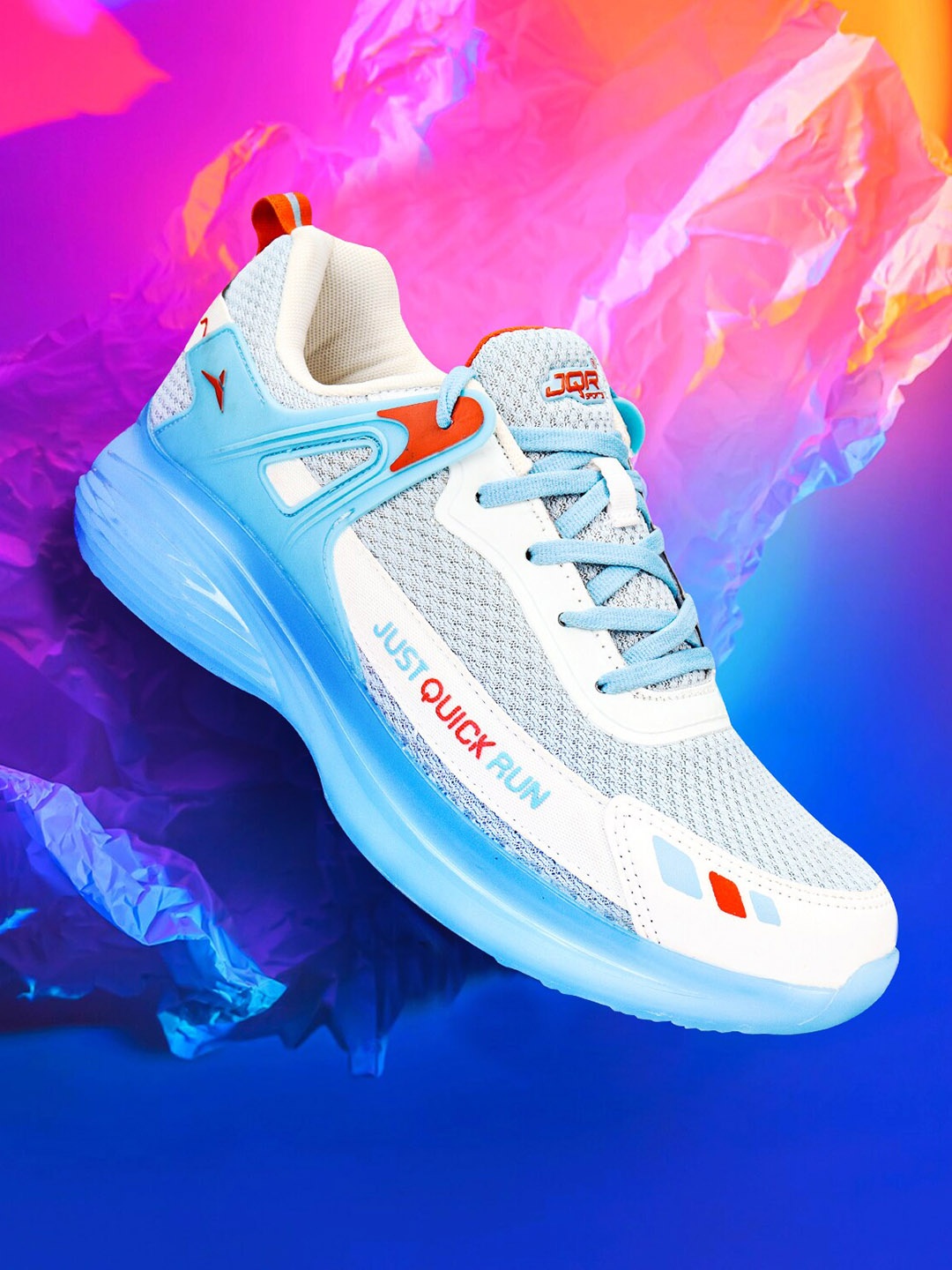 

JQR Men FASHION-001 Mesh Running Shoes, Blue