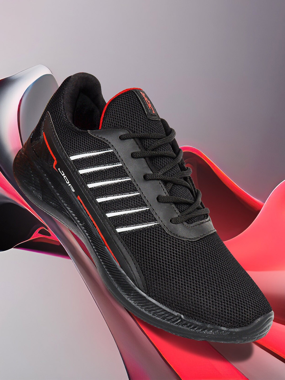 

JQR Men JQR-001 Mesh Running Shoes, Black