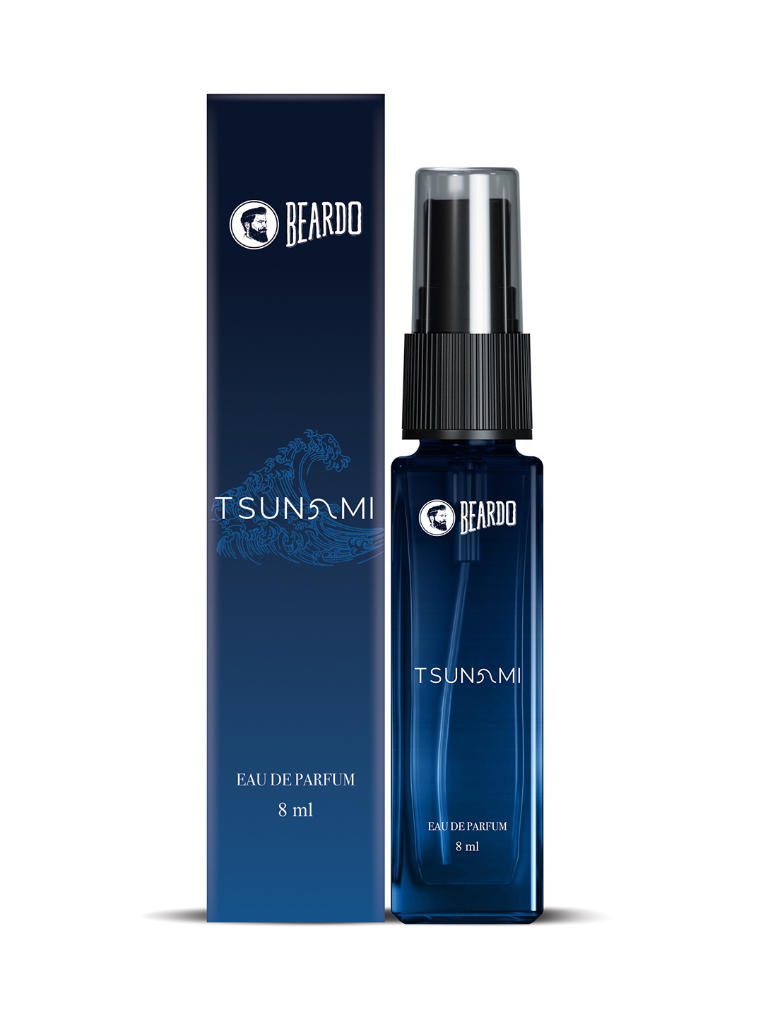 

BEARDO Men Tsunami Long-Lasting Eau de Parfum - 30g (8ml), Blue