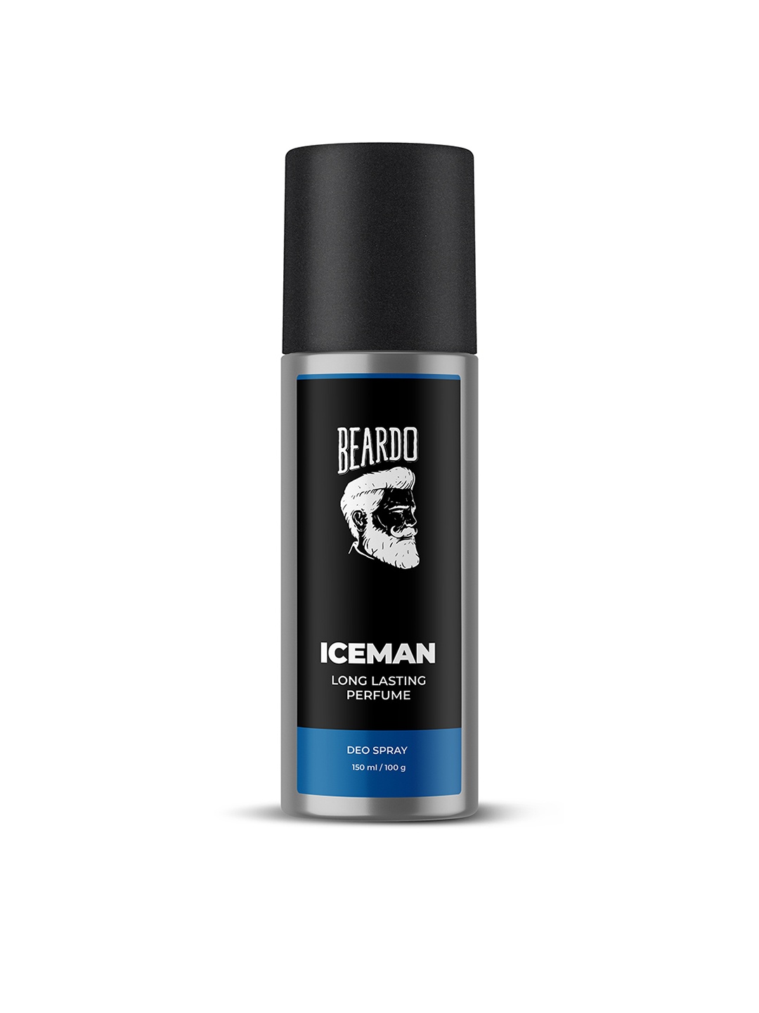 

BEARDO Men Iceman Long-Lasting Deodorant Spray - 100g (150ml), Transparent