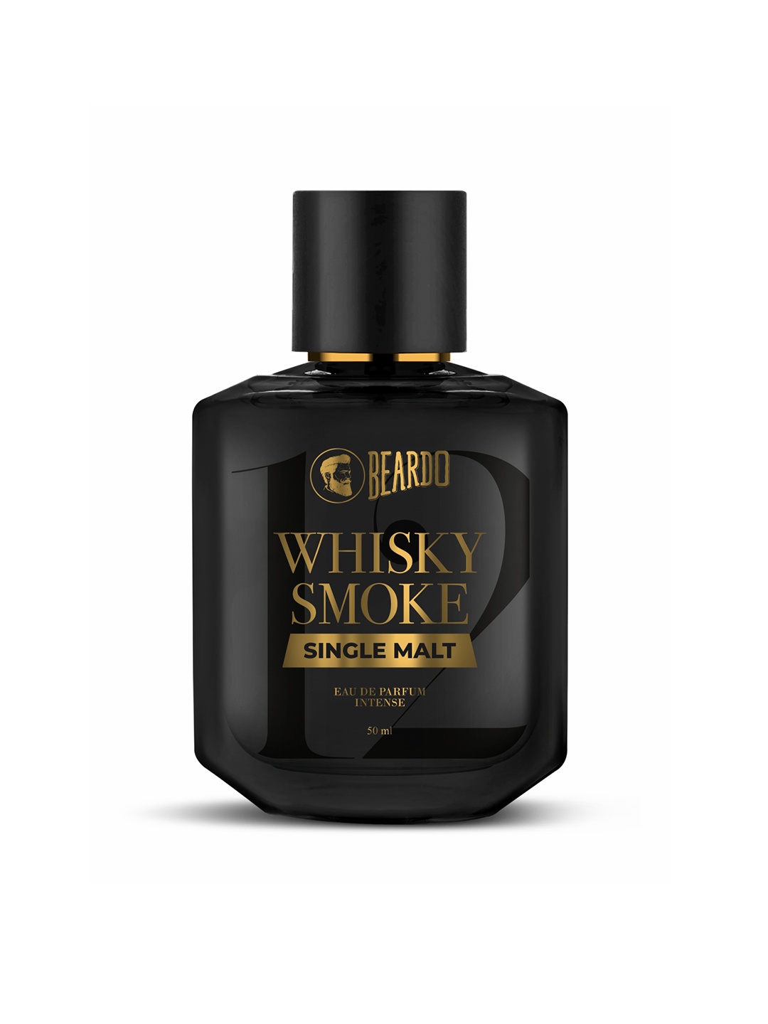 

BEARDO Men Whisky Smoke Single Malt Long-Lasting Eau de Parfum Intense - 215g (50ml), Black