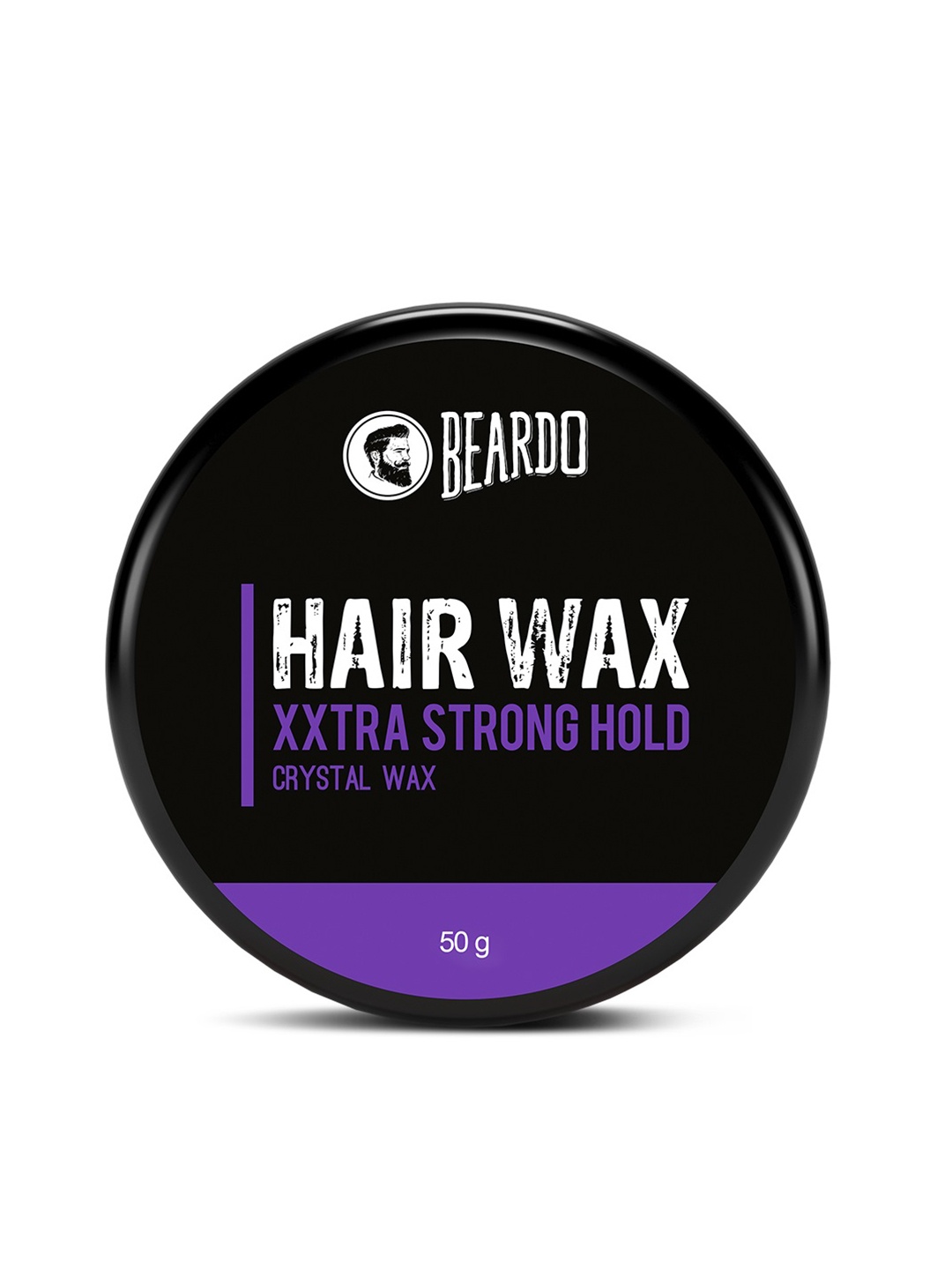 

BEARDO XXtra Stronghold Hair Wax for Glossy Finish & Shine - 50 g, Black