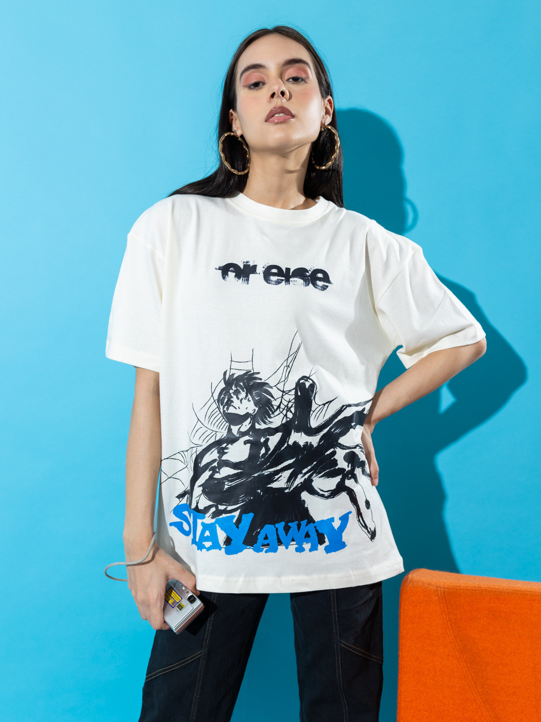 

Stylecast X Hersheinbox Women Typography Printed Pure Cotton T-shirt, White