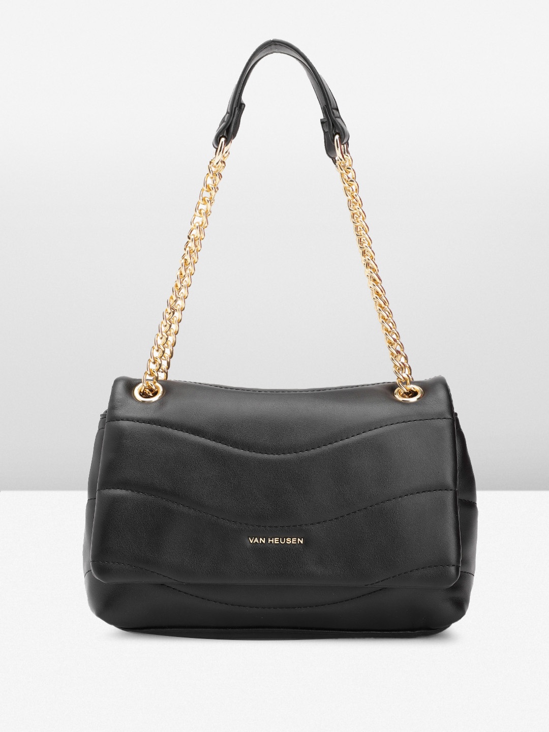 

Van Heusen Structured Sling Bag, Black
